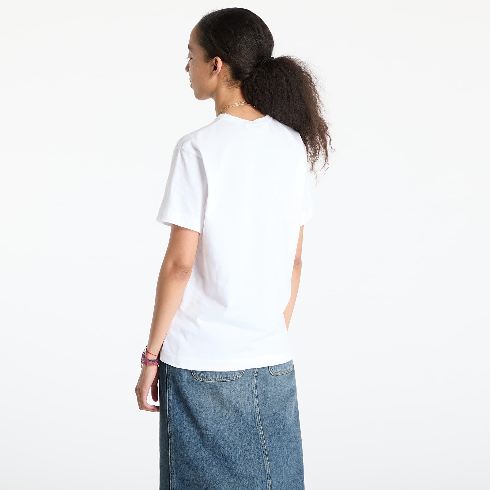 Tričká Comme des Garçons PLAY Red Emblem Knit T-Shirt UNISEX White