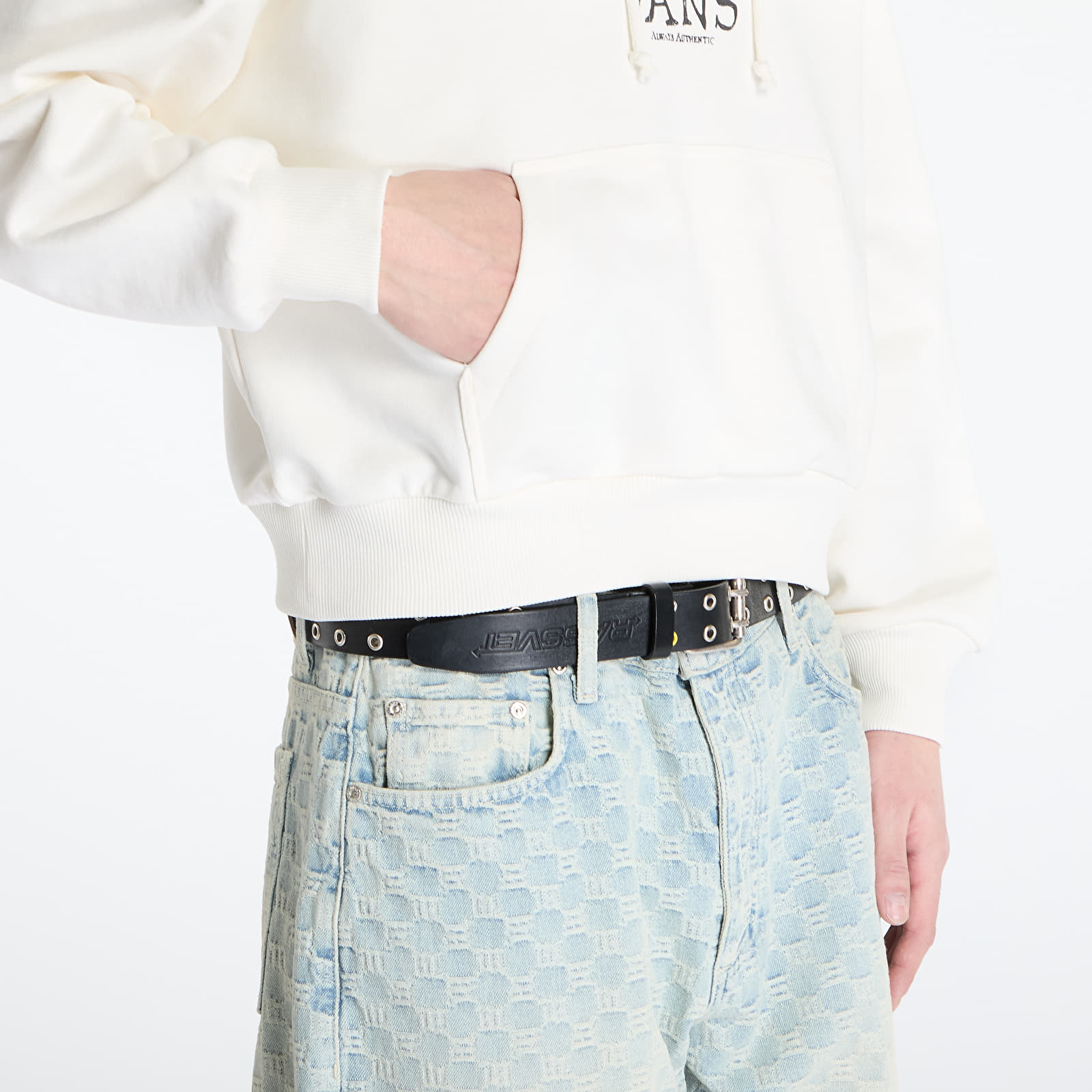 Vīriešu kapuces Vans Cosmic Ray Retro Fit Pullover Marshmallow