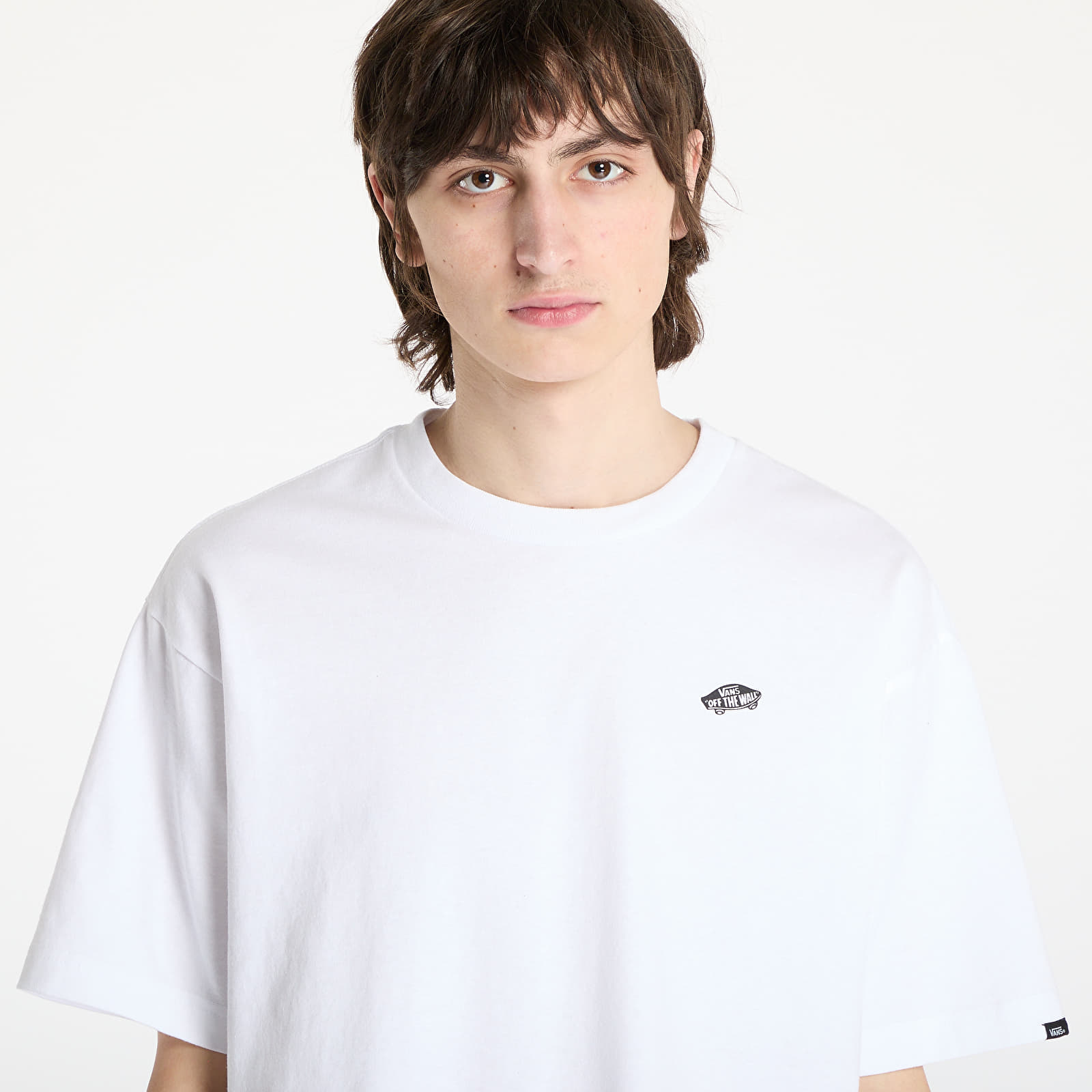 Camisetas de hombre Vans Style 76 II Loose SS Tee White/ Black