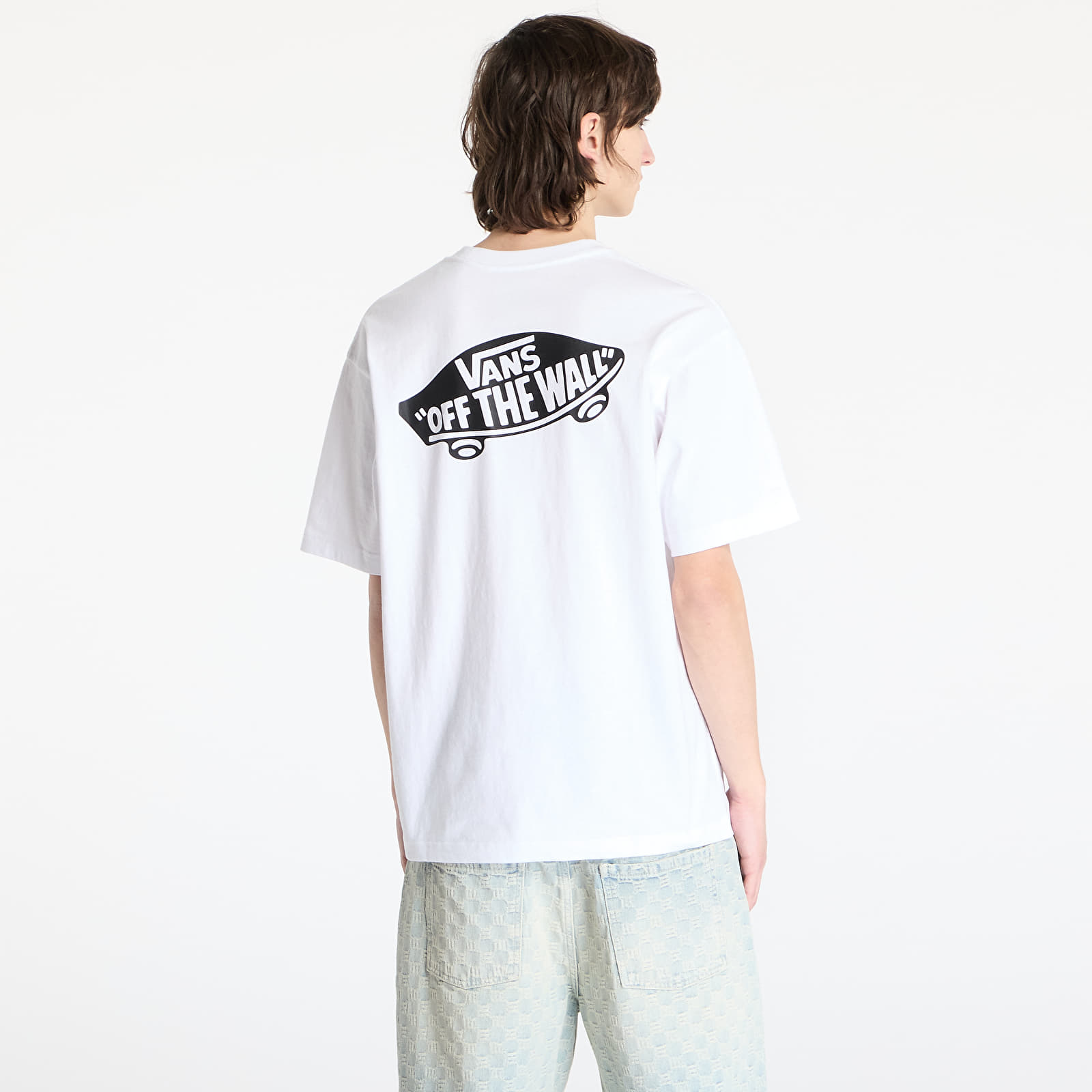 Camisetas de hombre Vans Style 76 II Loose SS Tee White/ Black