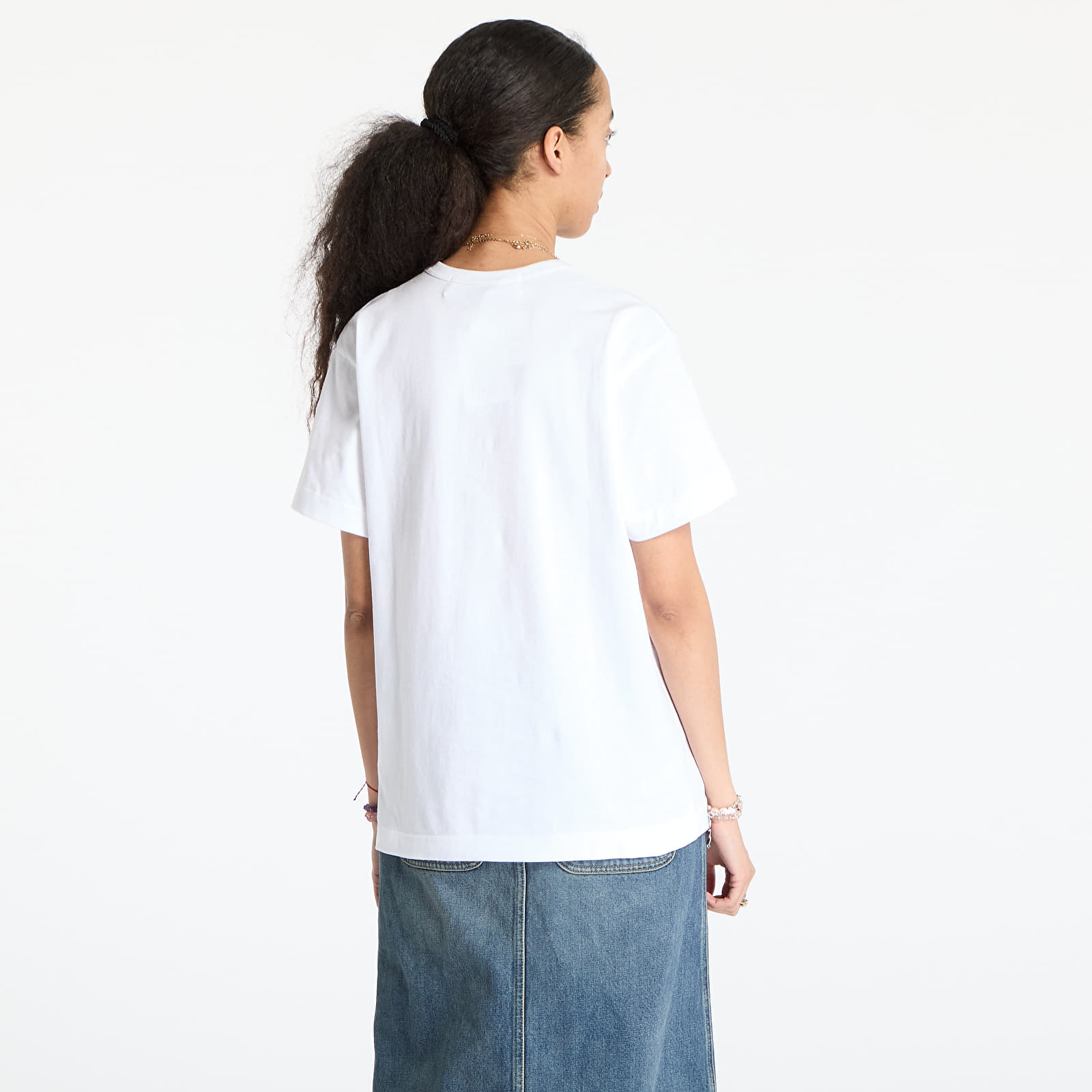 T-särgid Comme des Garçons PLAY Emblem x Metalstone T-Shirt UNISEX White/ Red