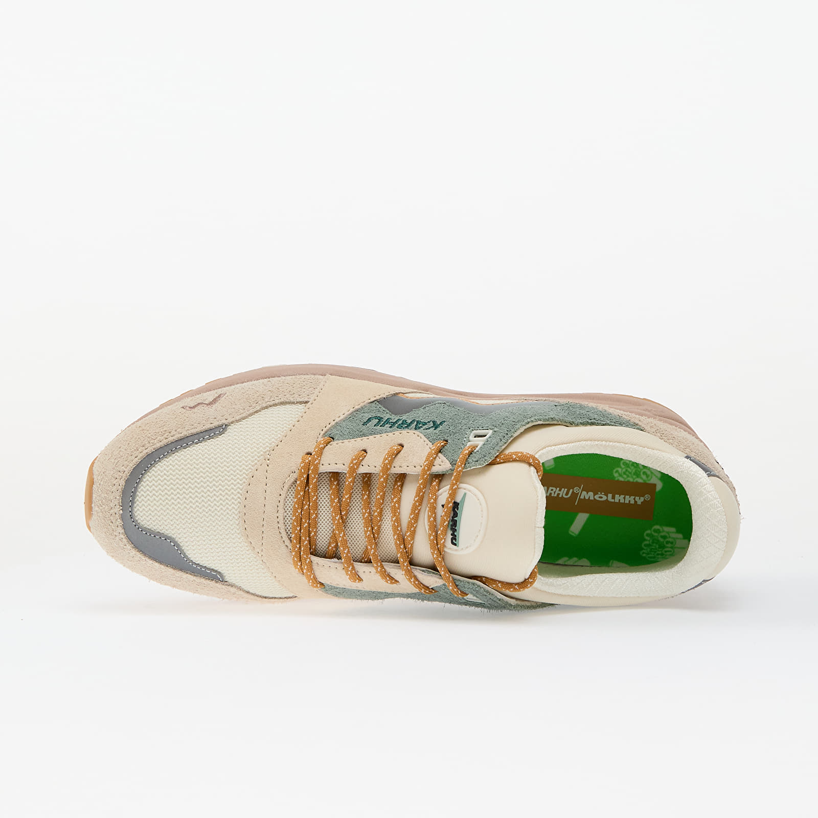 Pánské tenisky a boty Karhu Aria 95 "Mölkky® pack" Turtledove/ Iceberg Green