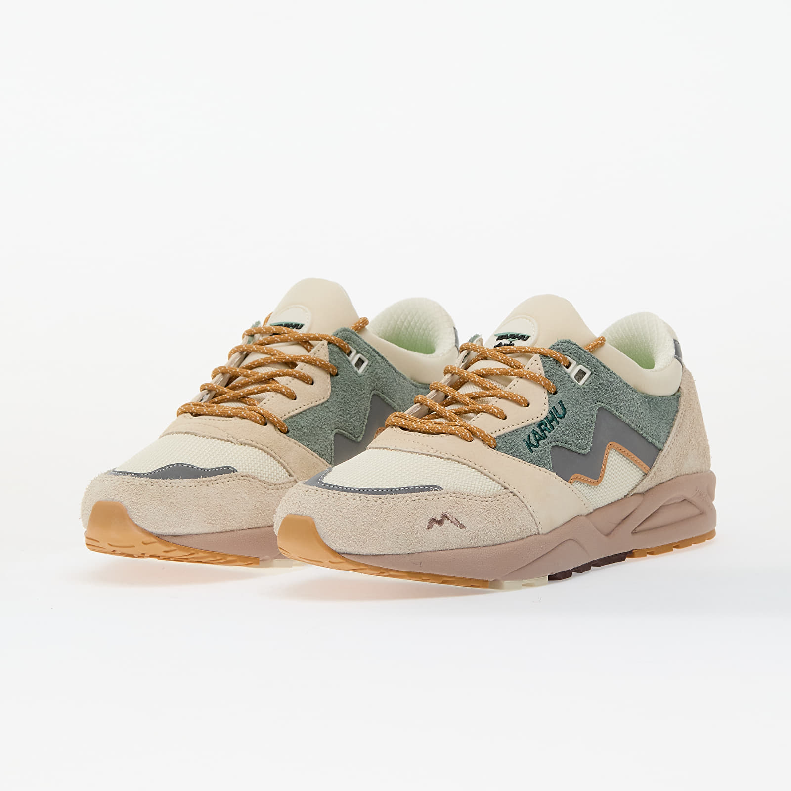 Pánské tenisky a boty Karhu Aria 95 "Mölkky® pack" Turtledove/ Iceberg Green