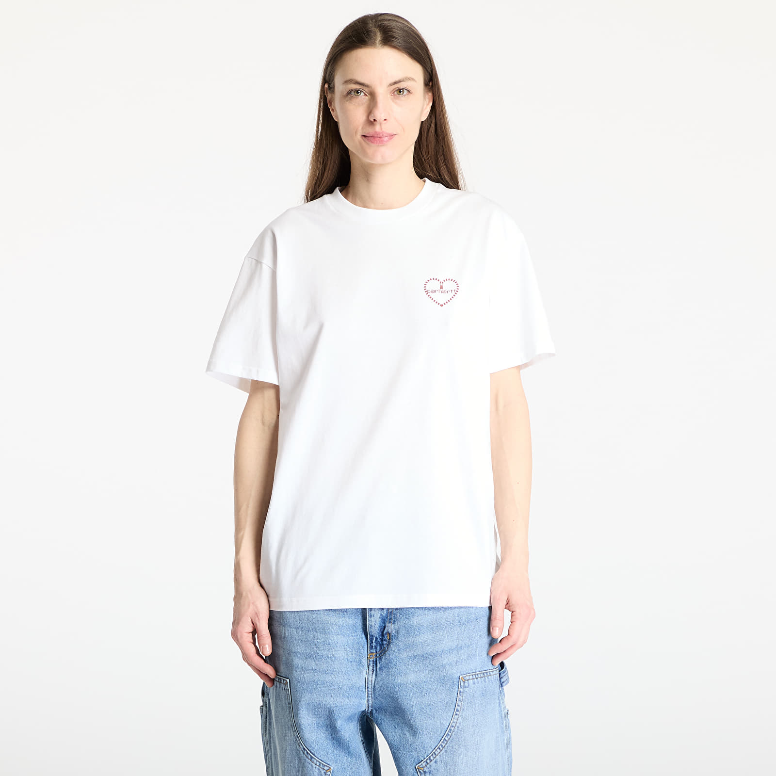 Men's T-shirts Carhartt WIP S/S Furoshiki T-Shirt White/ Red