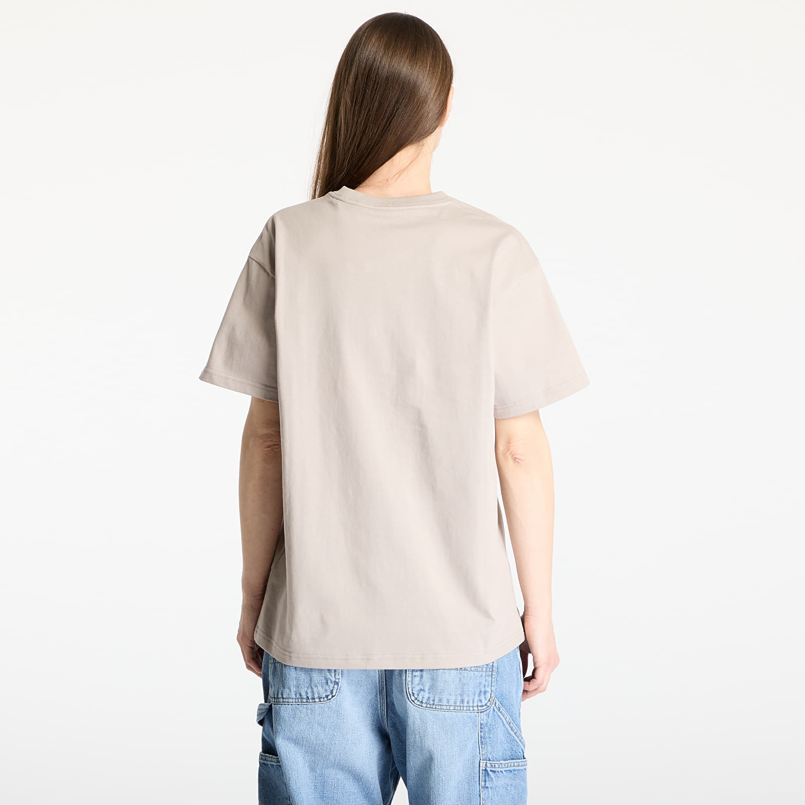Férfi pólok Carhartt WIP S/S Chase T-Shirt Dusky Beige/ Gold