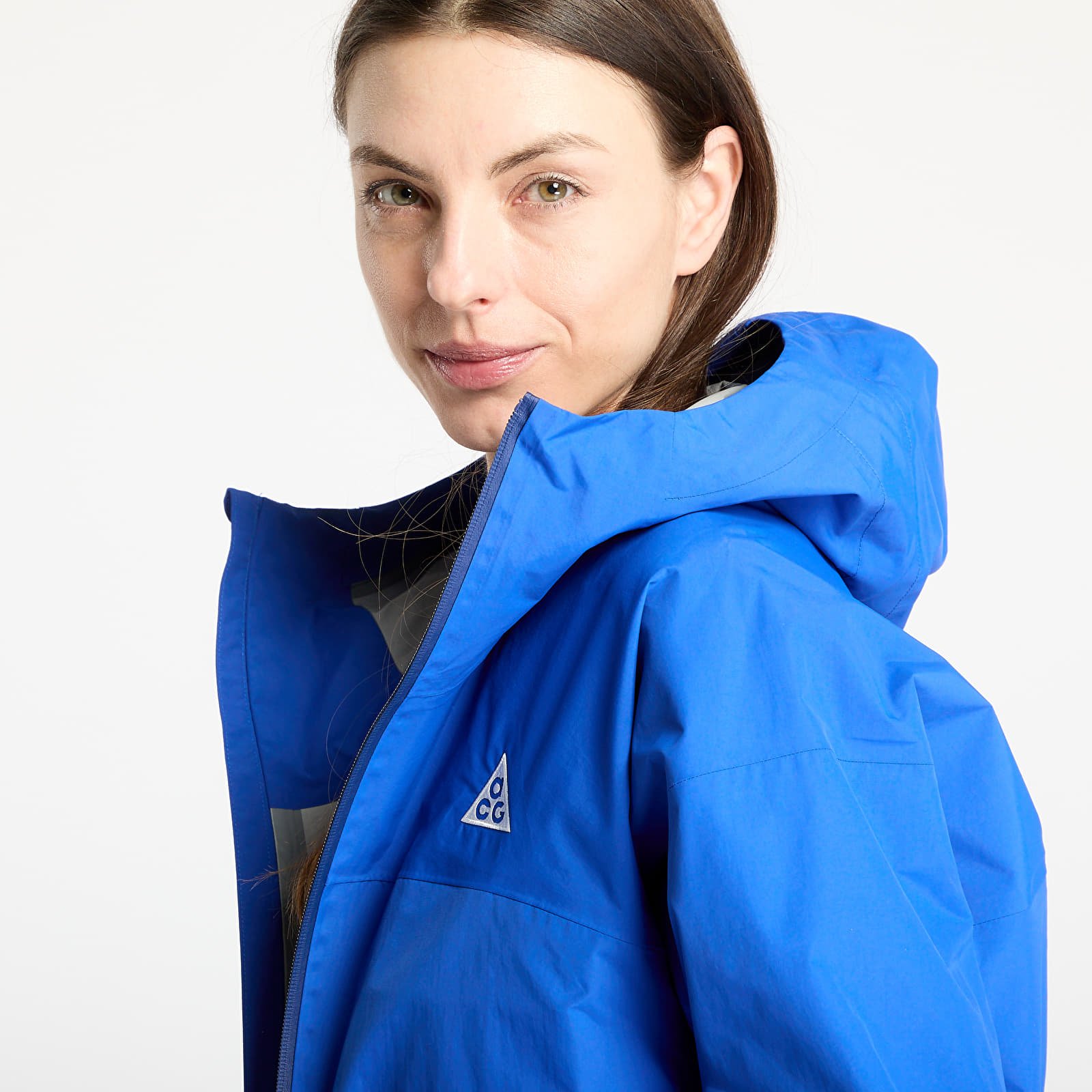 Dámske bundy Nike ACG "Morpho" Women's Loose Storm-FIT ADV Rain Jacket Game Royal/ Summit White
