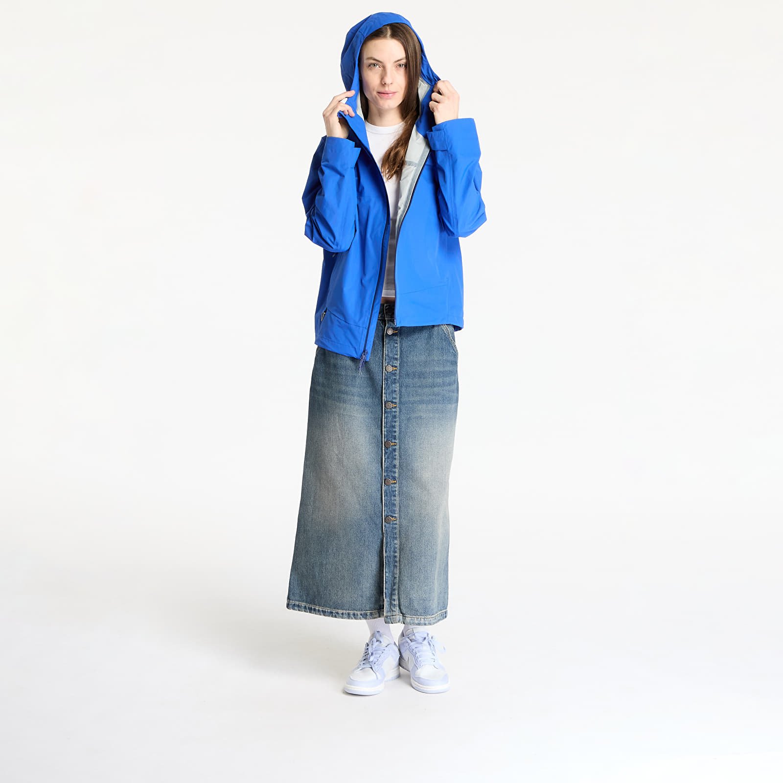 Dámske bundy Nike ACG "Morpho" Women's Loose Storm-FIT ADV Rain Jacket Game Royal/ Summit White