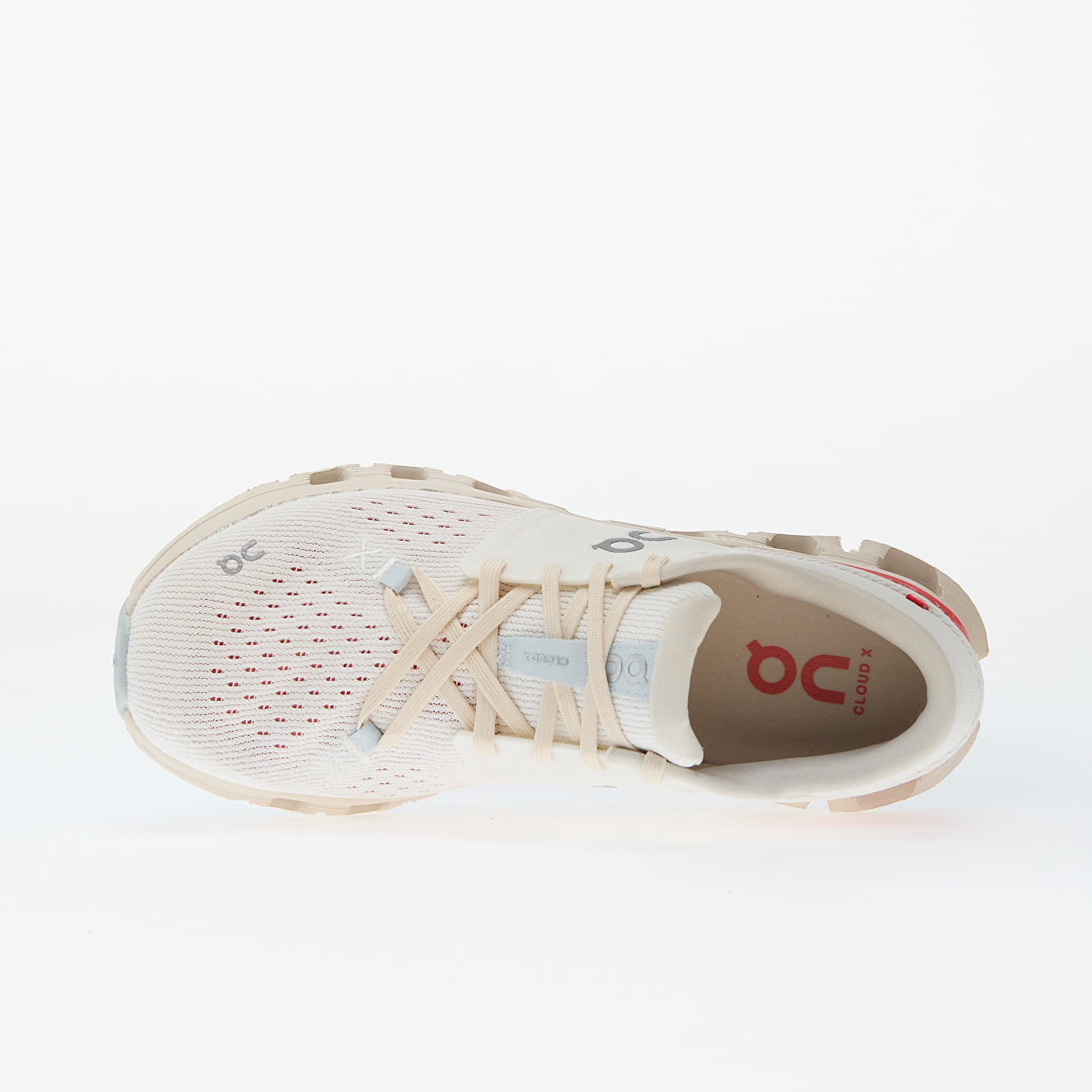 Damen Sneaker und Schuhe On W Cloud X 4 Ivory/ Salmon