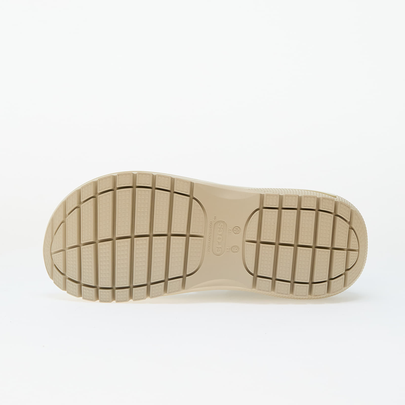 Pánske tenisky a topánky Crocs Classic Mega Crush Sandal Bone