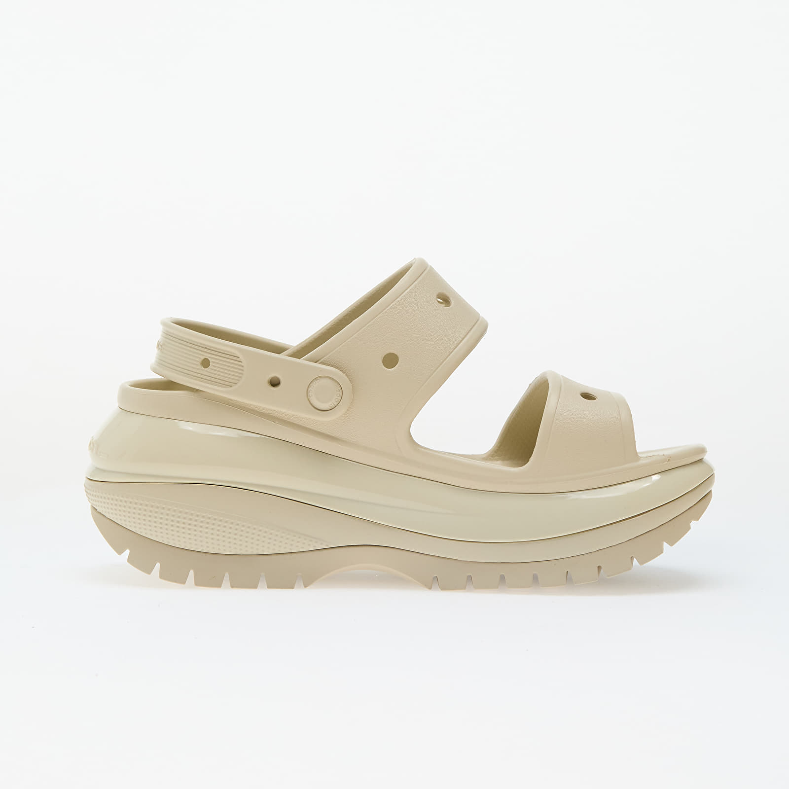 Pánske tenisky a topánky Crocs Classic Mega Crush Sandal Bone