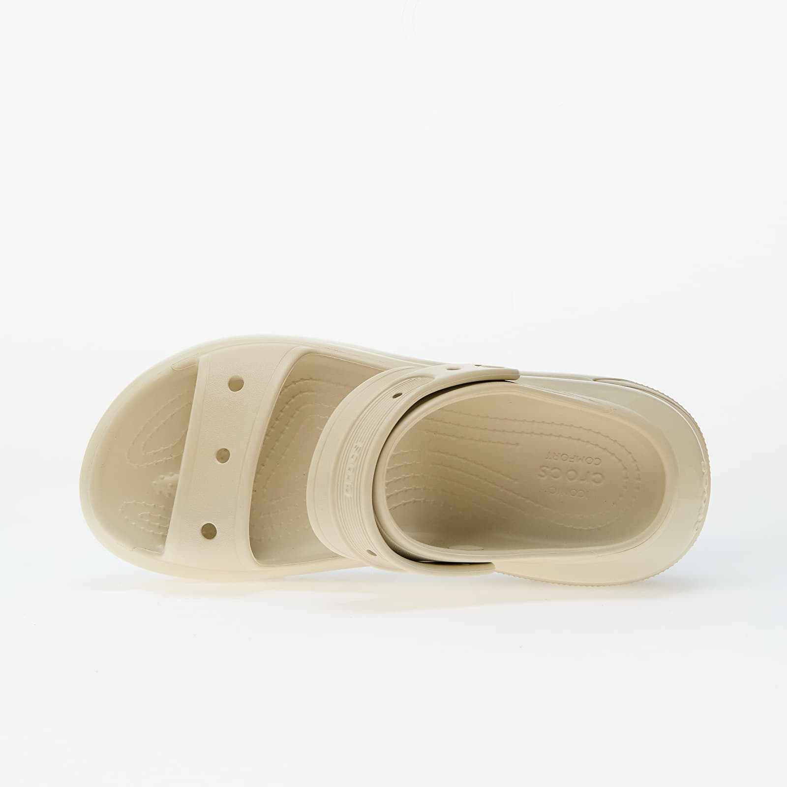 Pánske tenisky a topánky Crocs Classic Mega Crush Sandal Bone