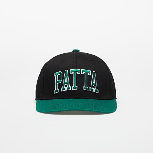 Kšiltovka Patta Arc Logo Snapback Cap Black