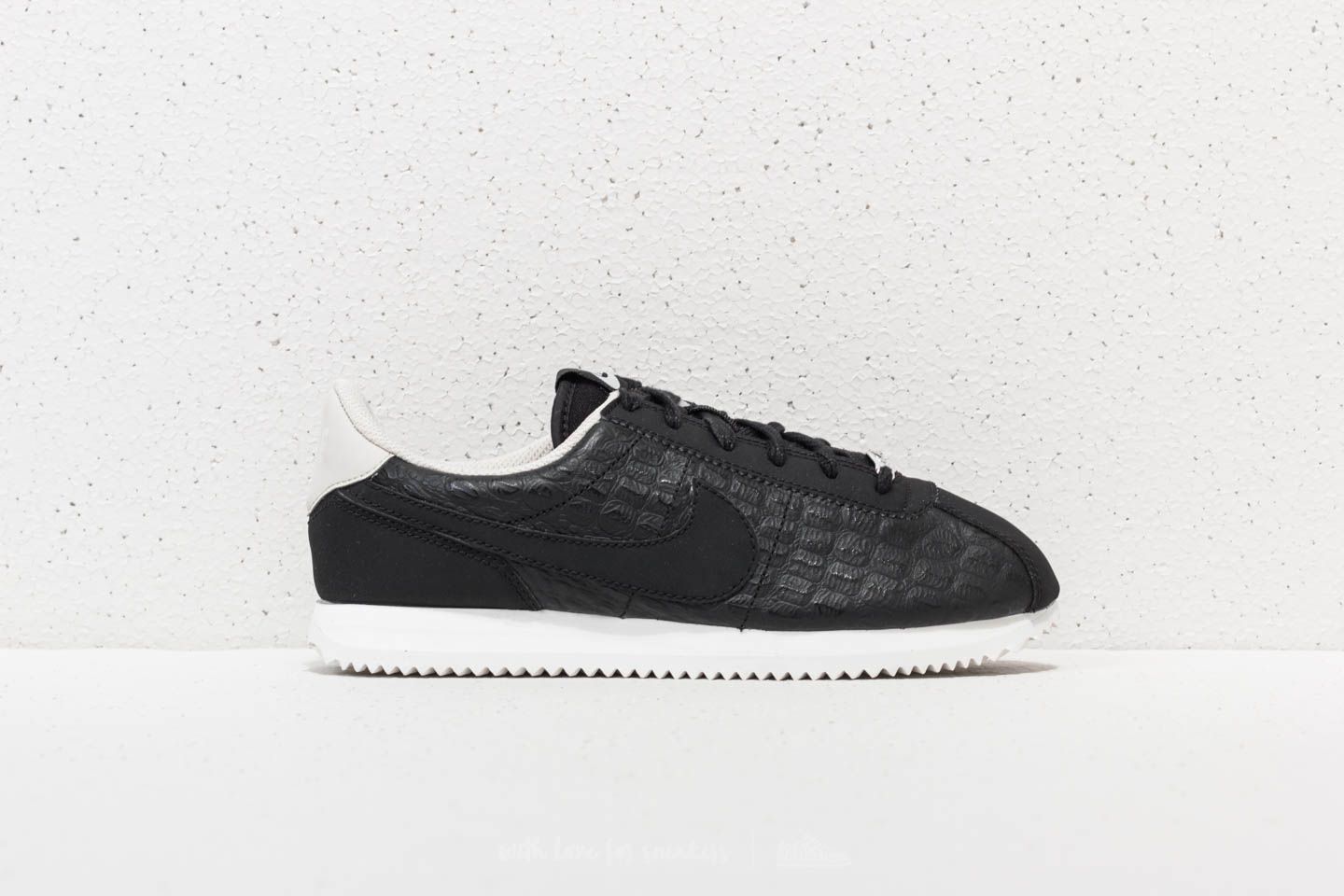 Scarpe donna Nike Cortez Basic Leather SE (GS) Black/ Black-Light Bone