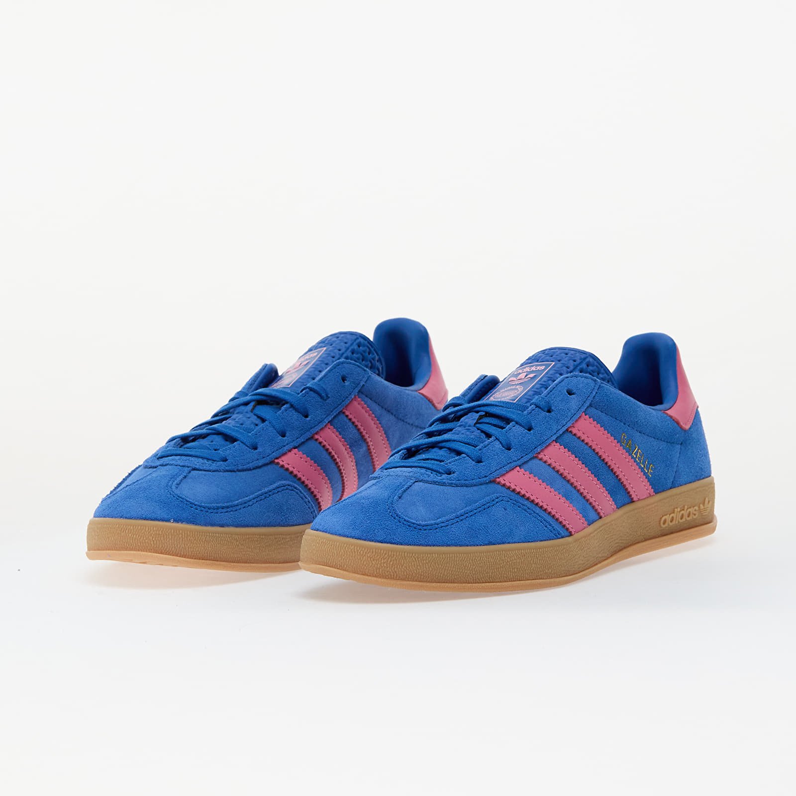 Pánské tenisky a boty adidas Gazelle Indoor Blue/ Bliss Pink/ Gum