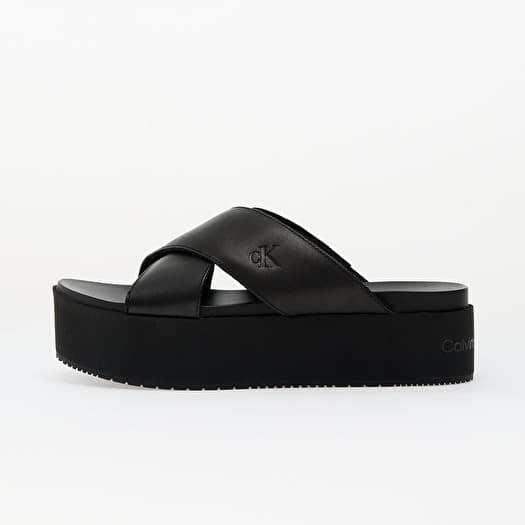 Calvin Klein Jeans Flatform Cross Mg Uc Black