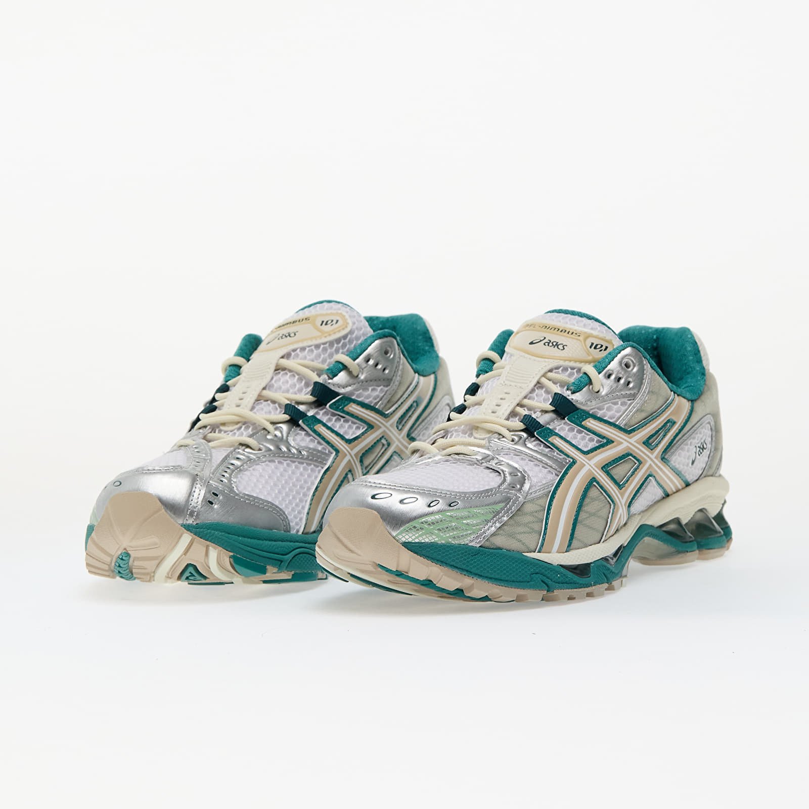 Männer Asics Gel-Nimbus 10.1 White/ Rainy Lake