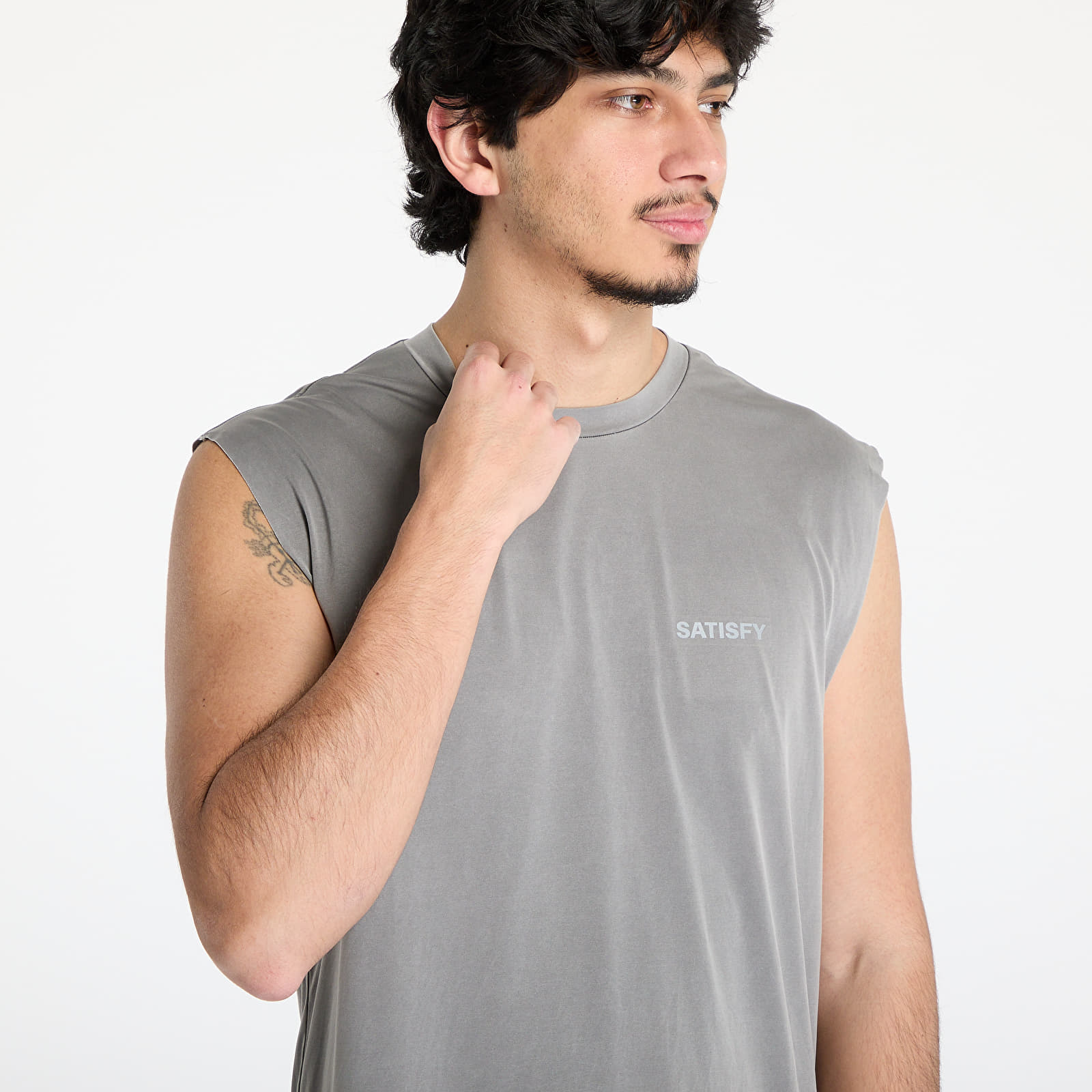 Men's T-shirts Satisfy AuraLite Muscle Tee Mineral Graphite