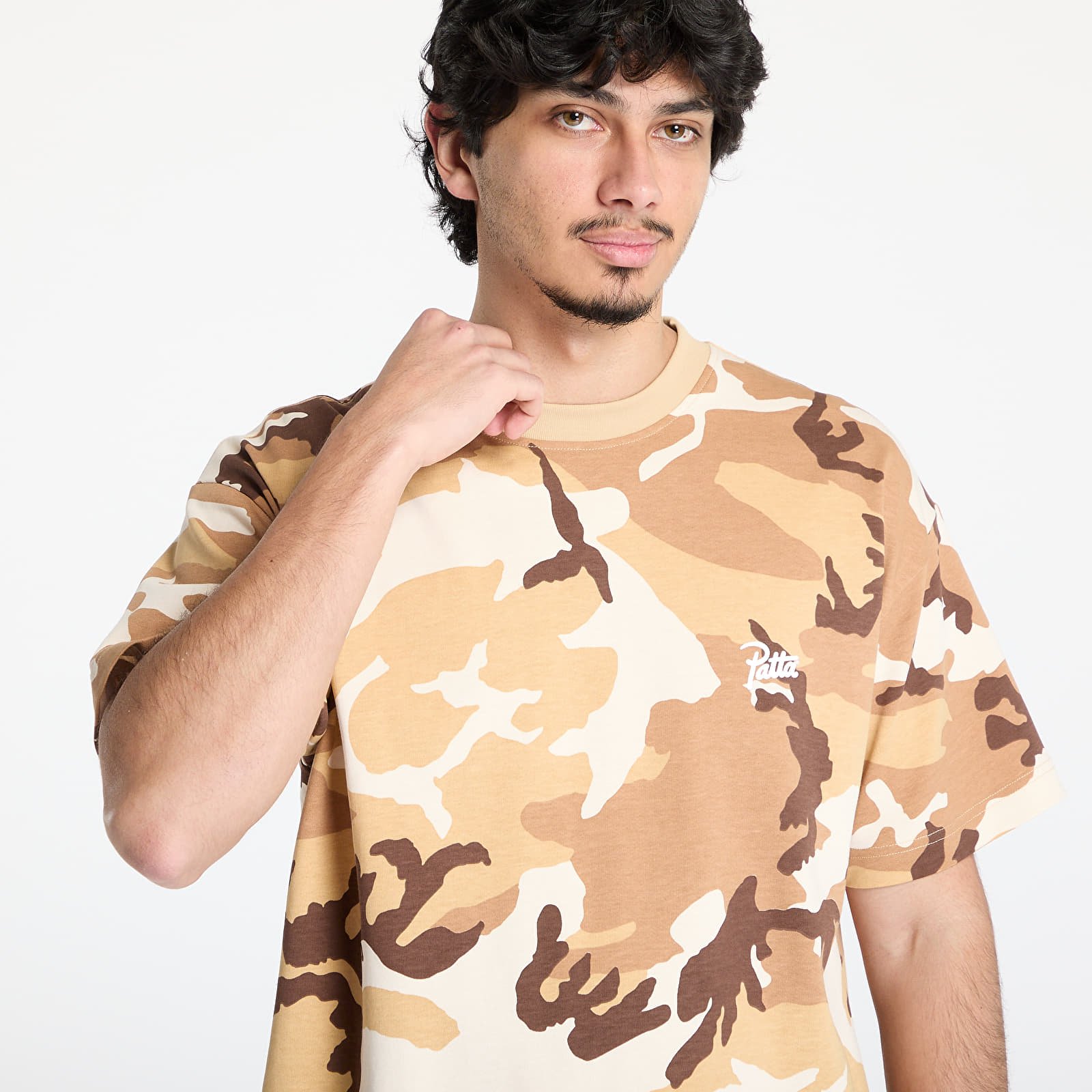 T-shirts Patta Bark Woodland Camo T-Shirt UNISEX Sand Dollar