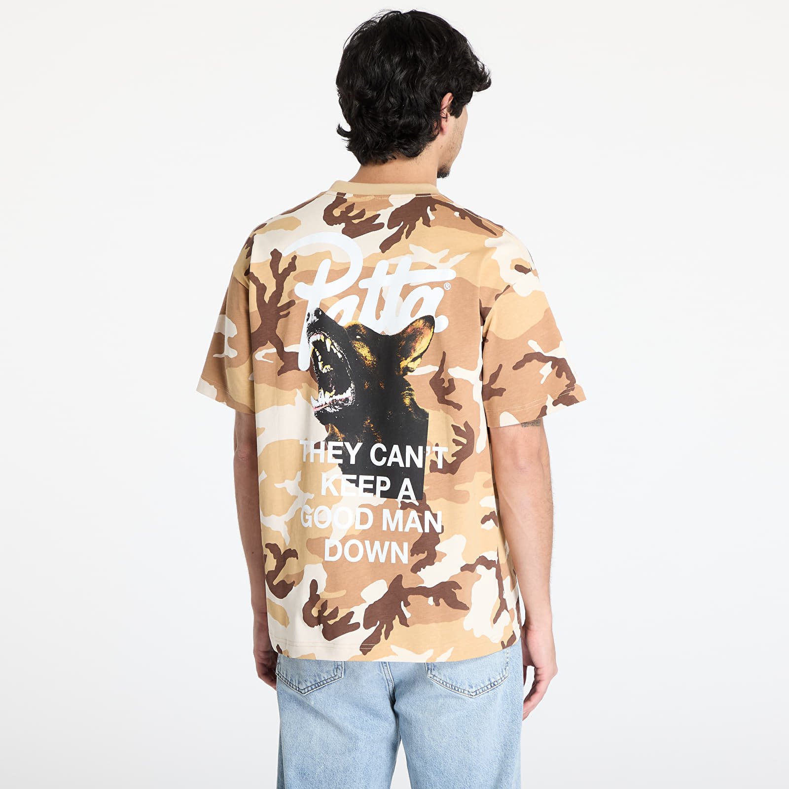 T-shirts Patta Bark Woodland Camo T-Shirt UNISEX Sand Dollar