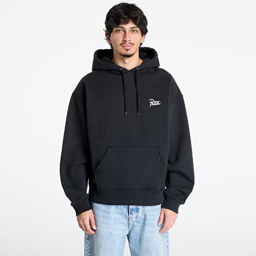 Patta Snake Heart Boxy Hooded Sweater UNISEX Black