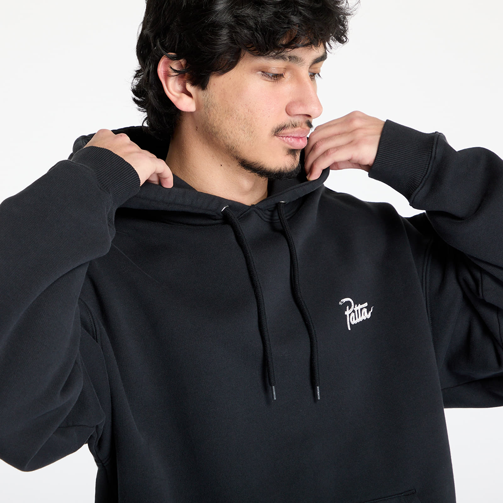 Sweatjacken und Sweatshirts Patta Snake Heart Boxy Hooded Sweater UNISEX Black