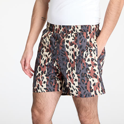 Costumi da bagno uomo Patta City Leopard Swim Shorts Tornado