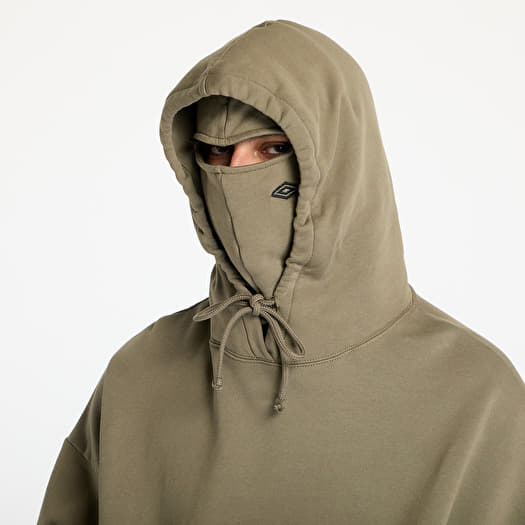 umbro×fekete gathered hoodie vest カーキ Umbro - OG Logo Masked Hoodie | HBX
