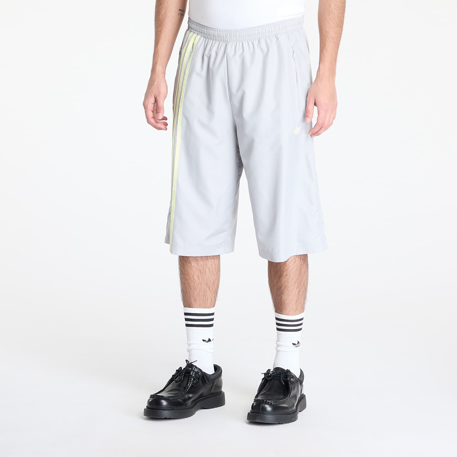 Šortky adidas Fashion Front Stripes Firebird Shorts Grey/ Grey Two