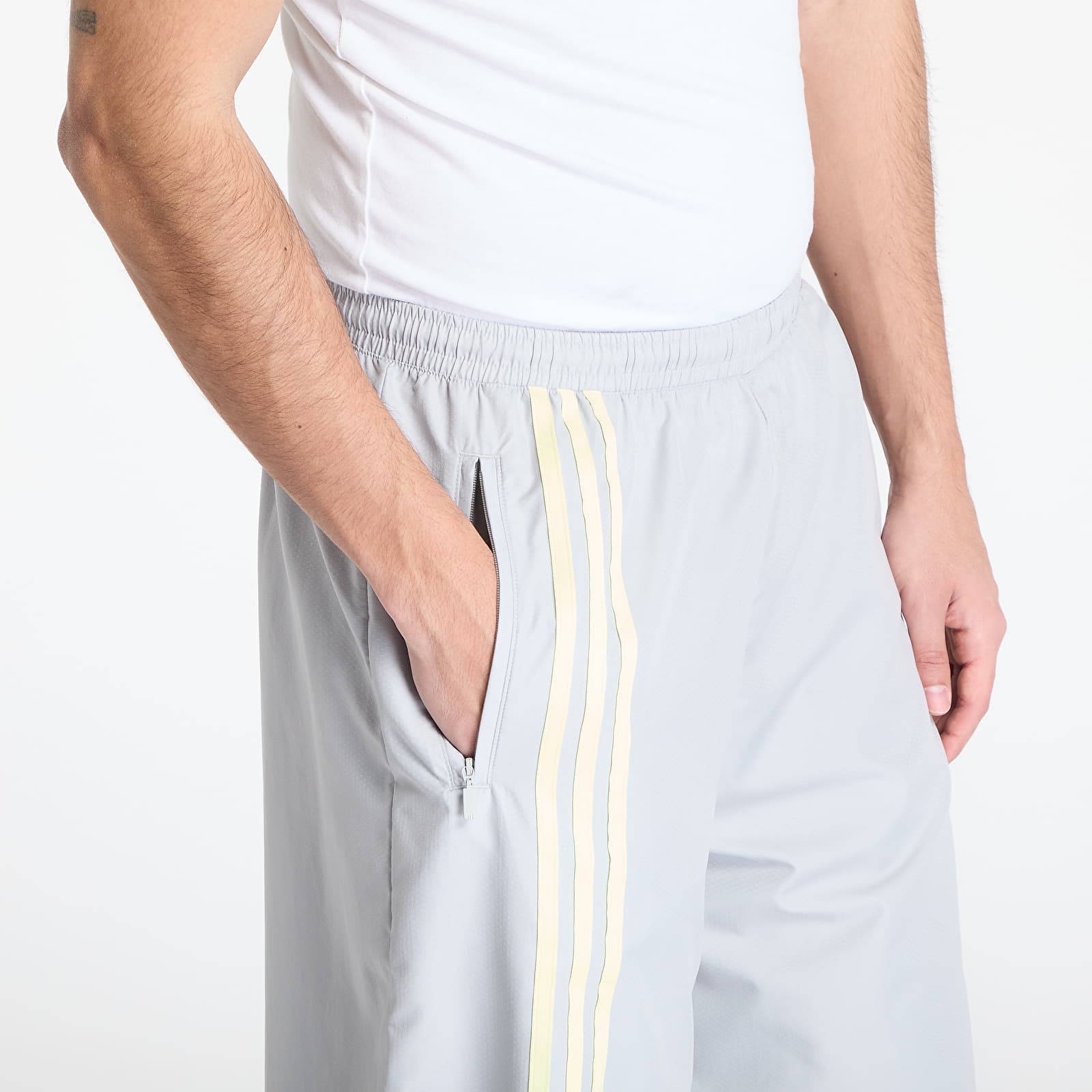 Šortky adidas Fashion Front Stripes Firebird Shorts Grey/ Grey Two