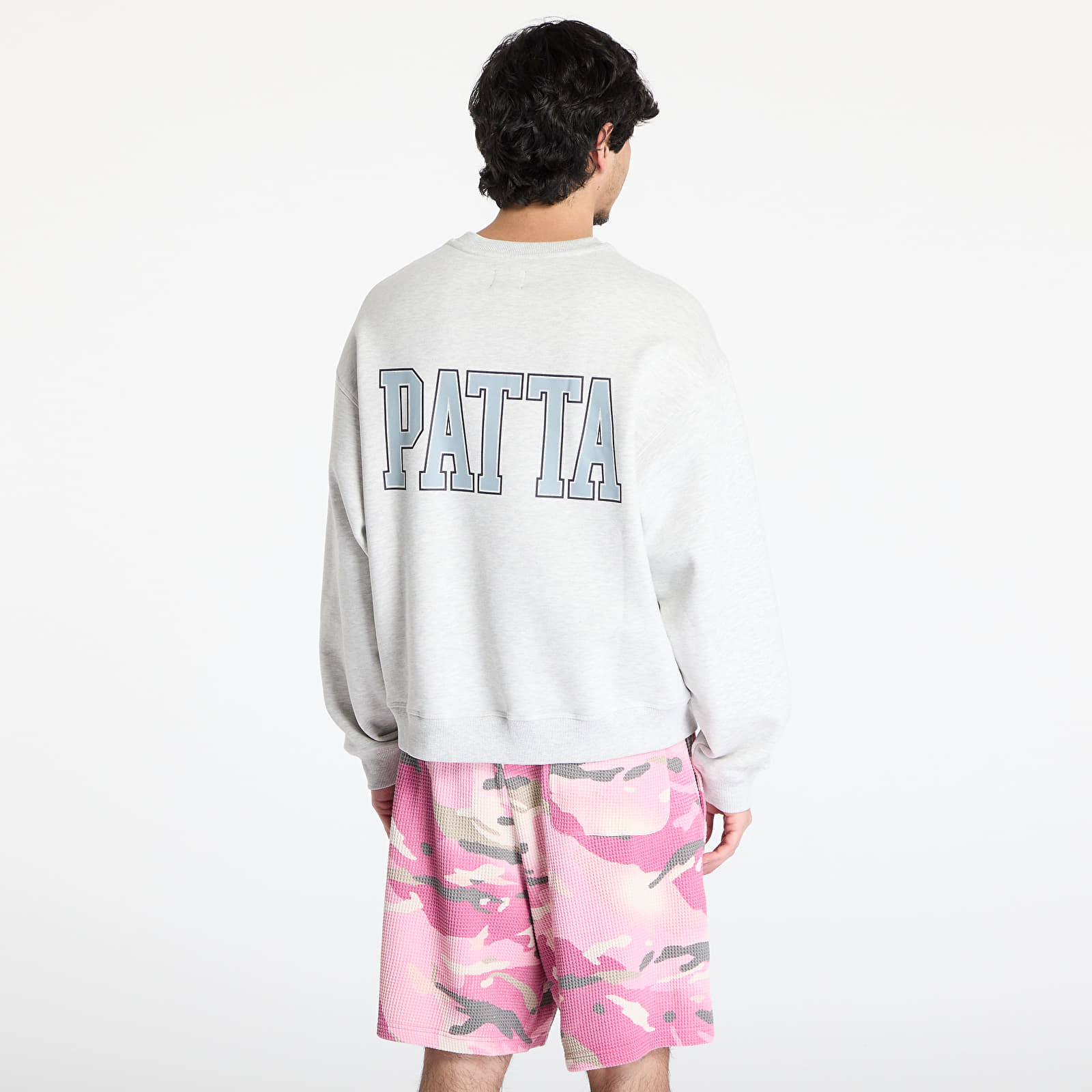 Hoodies and sweatshirts  Patta Marina Crewneck Sweater UNISEX Light Grey Melange