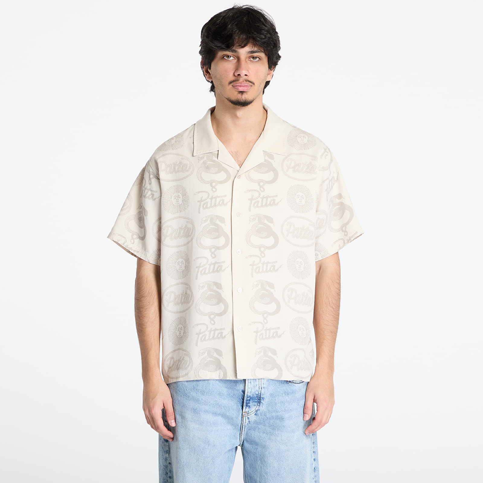 Риза Patta Serpentes Summer Shirt UNISEX Pumic Stone L