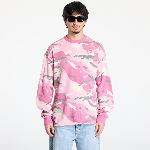 Μπλουζάκι Patta Cactus Flower Camo Waffle Longsleeve T-Shirt UNISEX Cactus Flower