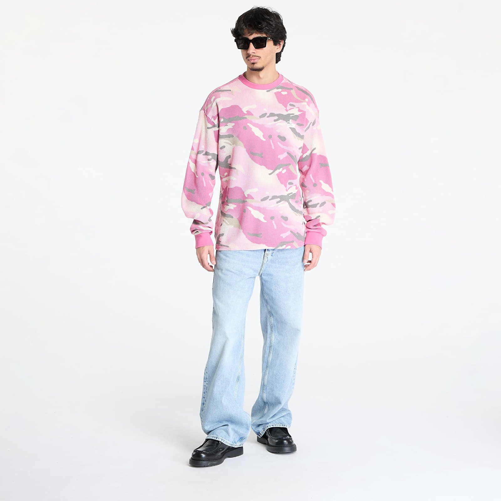 T-Shirts Patta Cactus Flower Camo Waffle Longsleeve T-Shirt UNISEX Cactus Flower