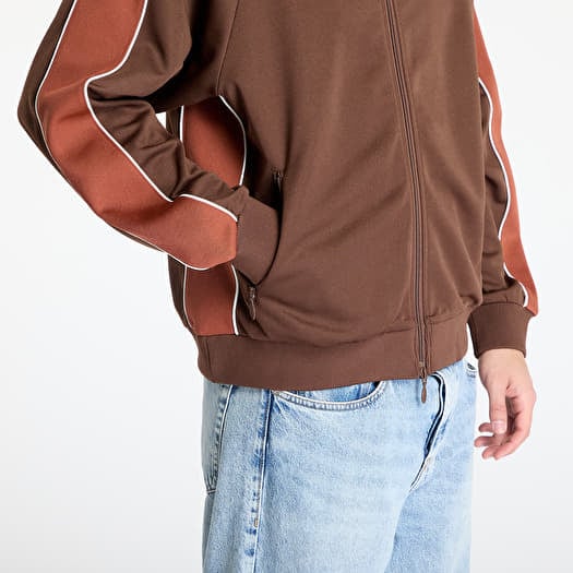 【XL】Worldwide Tricot Track Jacket brown TECH LOGO TRACK JACKET - BROWN / PURPLE – lapstoneandhammer.com