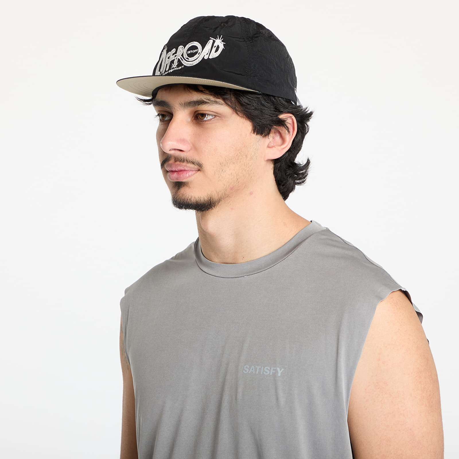 Caps Satisfy FliteSilk Running Cap Black