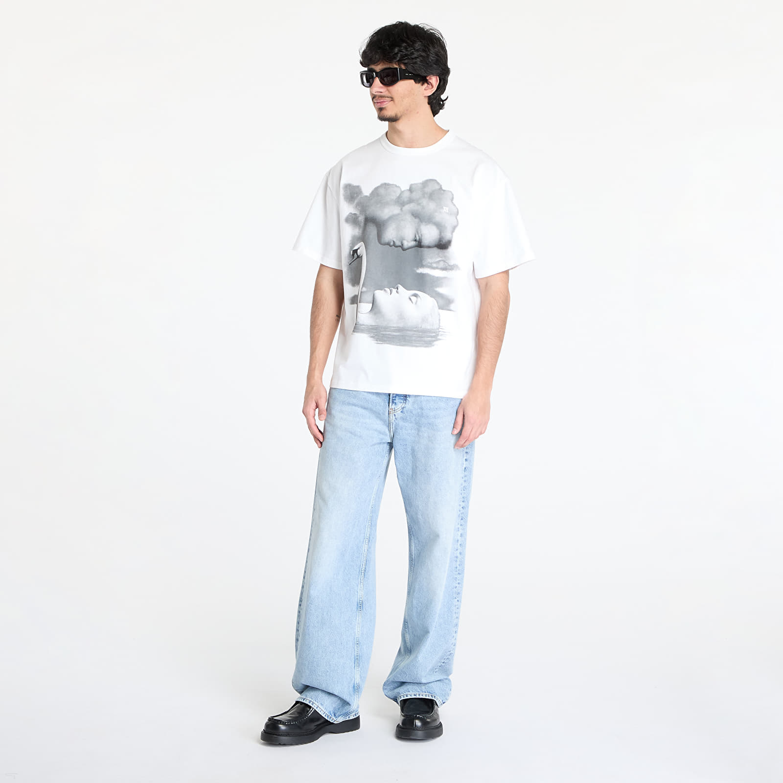 Trička MISBHV Donna Del Lago B&W T-Shirt UNISEX White/ Black