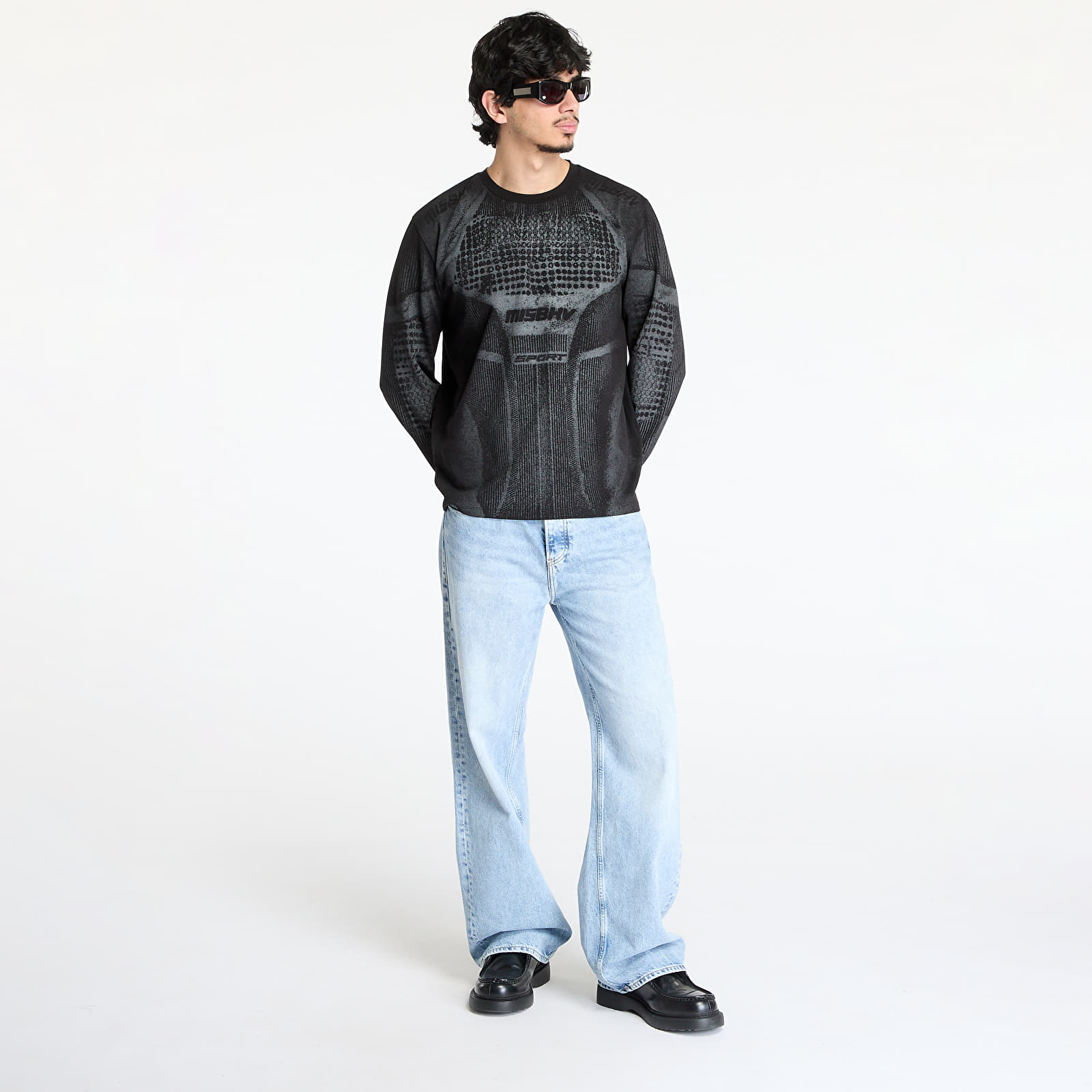 T-Shirts MISBHV Active"" Longsleeve UNISEX Black/ Grey