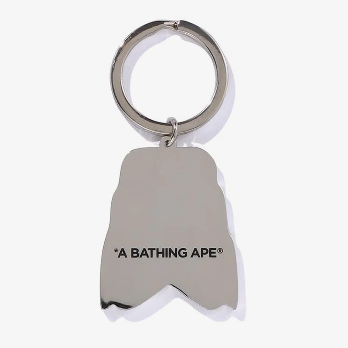 Portachiavi A BATHING APE Tiger Metal Keychain Orange