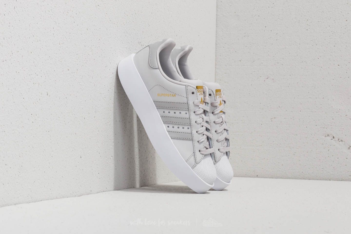 Scarpe donna adidas Superstar Bold W Grey One Grey Two Ftw White Footshop