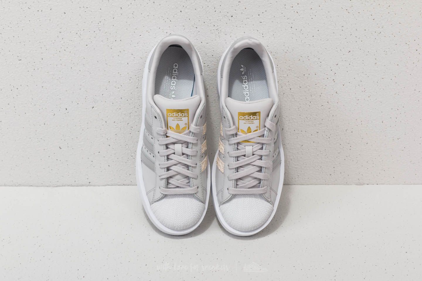 Dámské tenisky a boty adidas Superstar Bold W Grey One/ Grey Two/ Ftw White