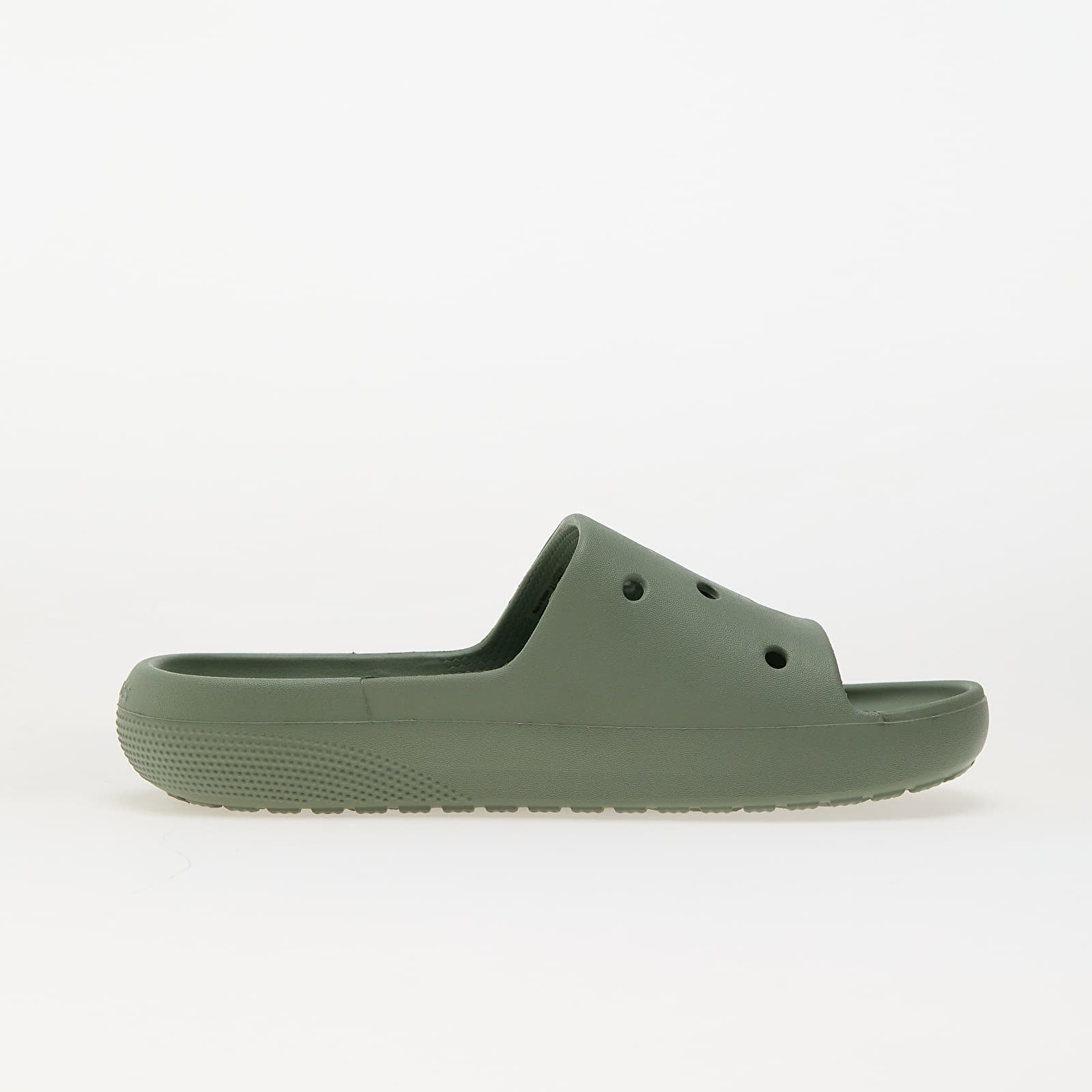 Încălțăminte și sneakerși pentru bărbați Crocs Classic Slide v2 Moss