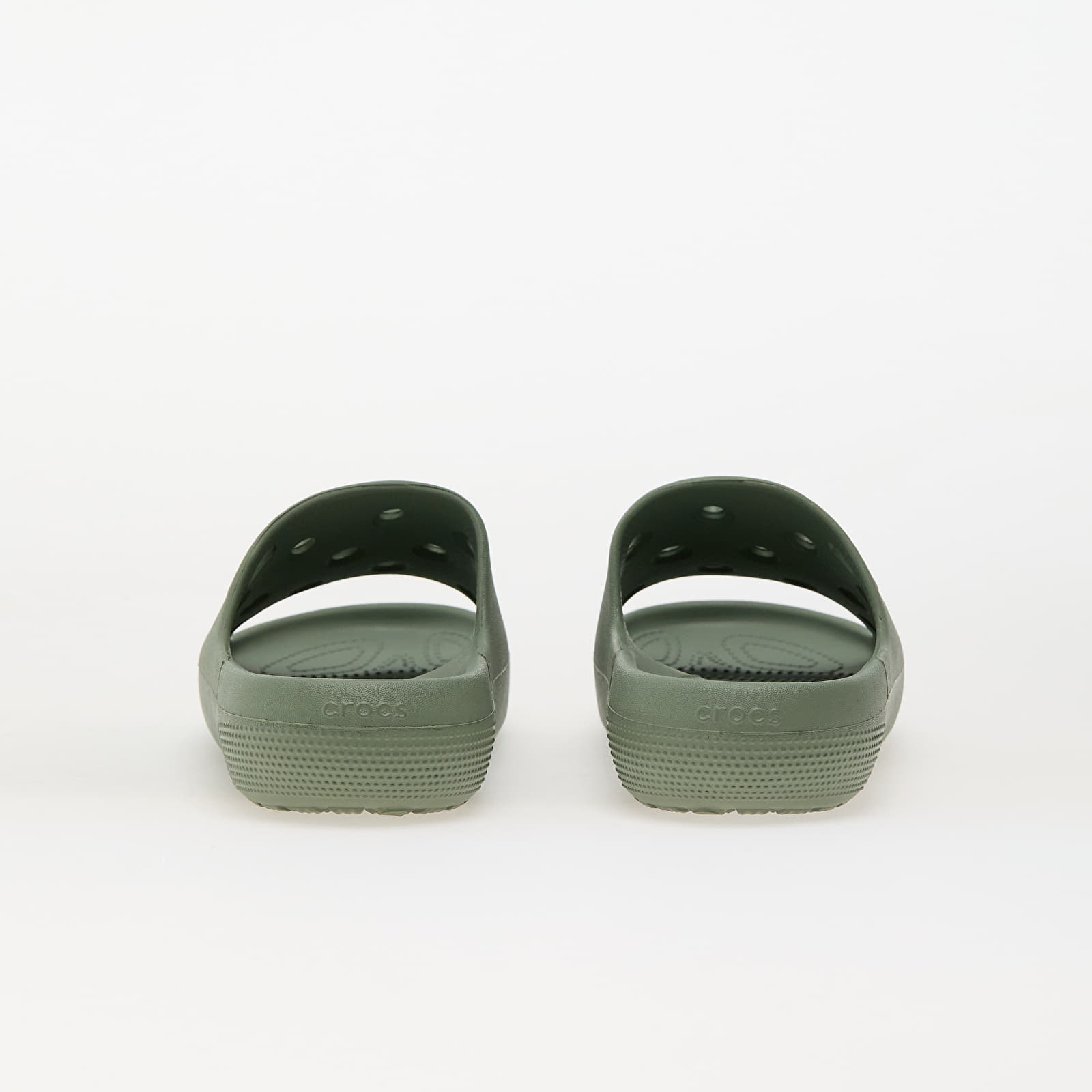 Încălțăminte și sneakerși pentru bărbați Crocs Classic Slide v2 Moss
