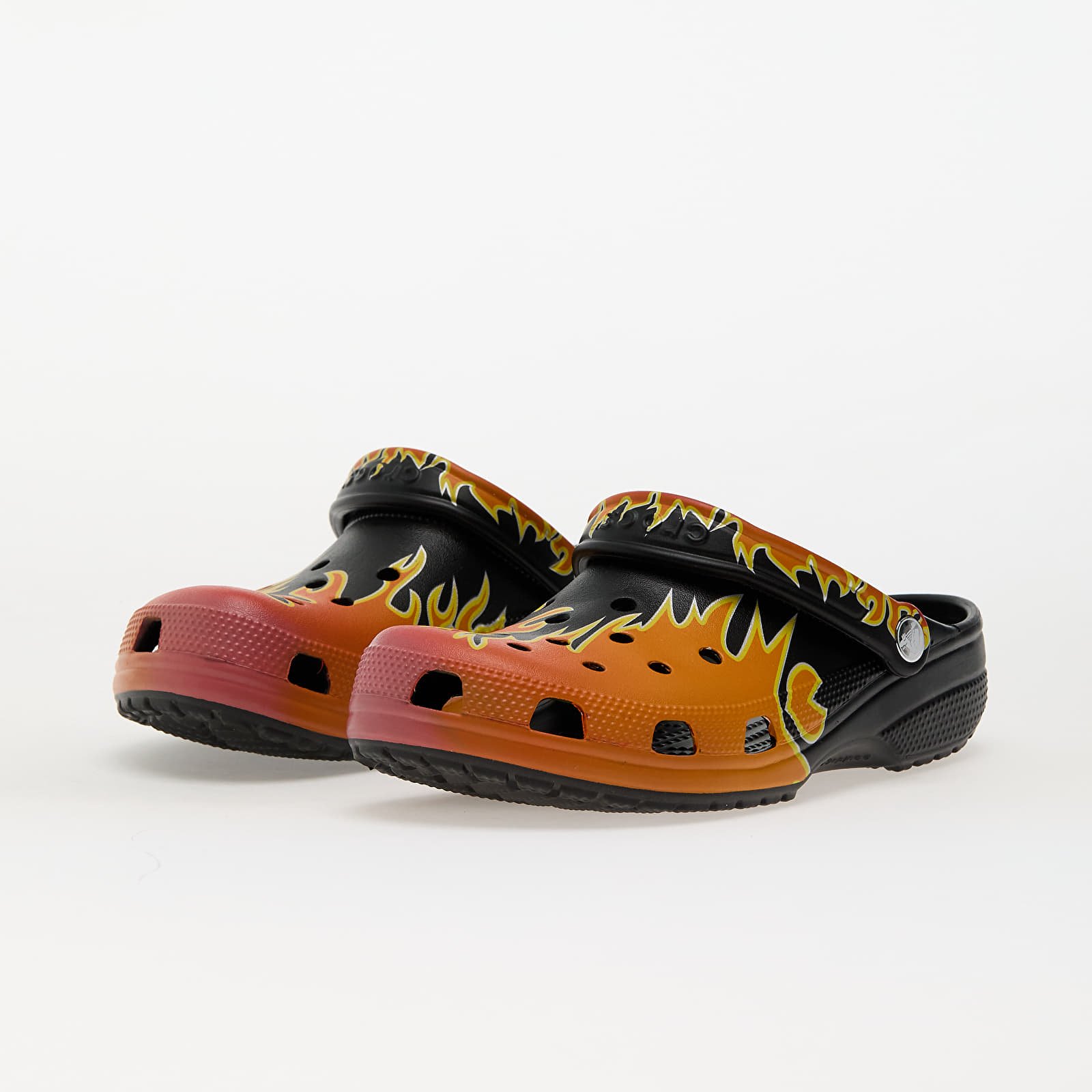 Sapatos de homem Crocs Classic Flames Clog Black/ Multi