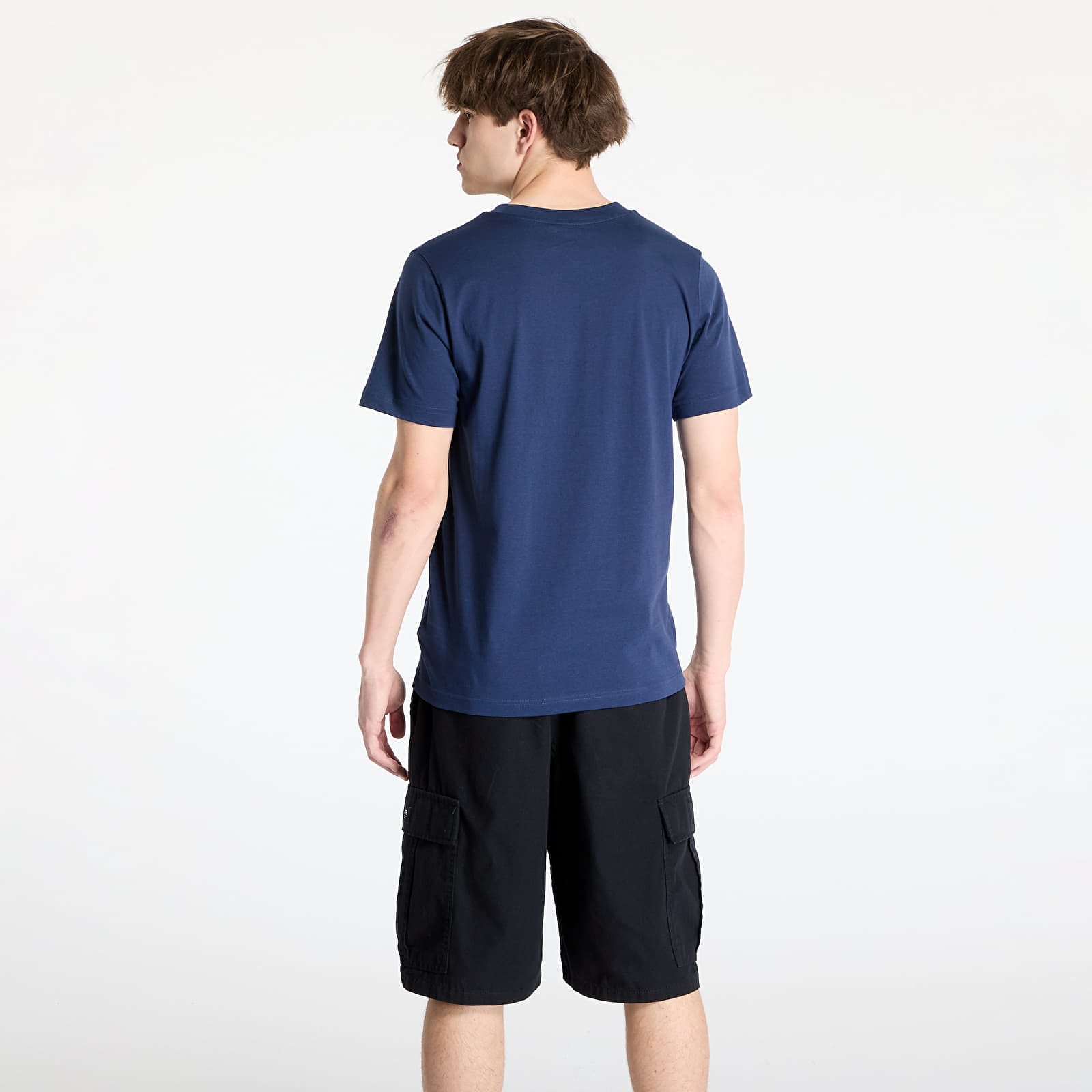 Heren T-shirts New Balance Sport Essentials Gradient Logo T-Shirt Navy