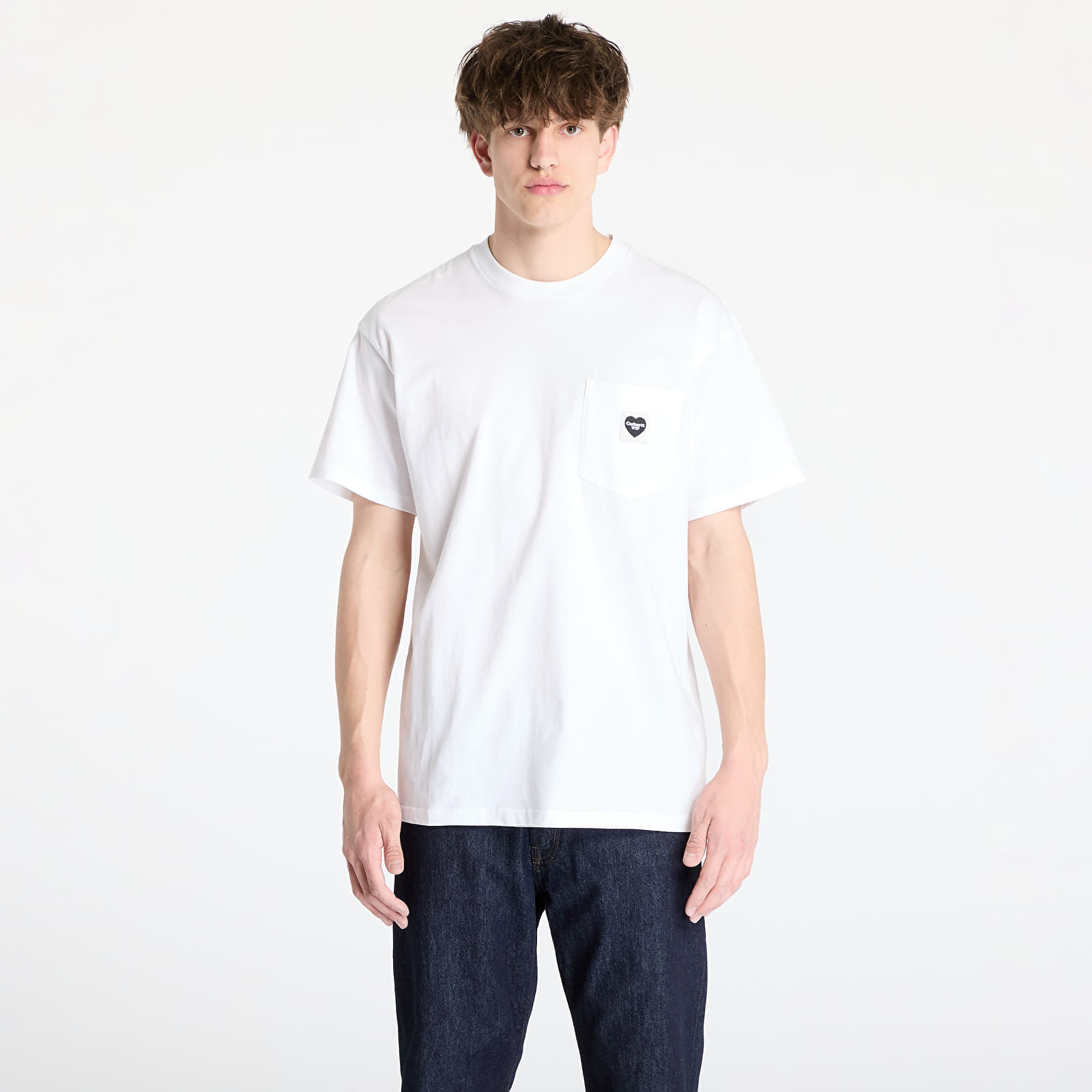 Тениска Carhartt WIP S/S Pocket Heart T-Shirt White/ Black L