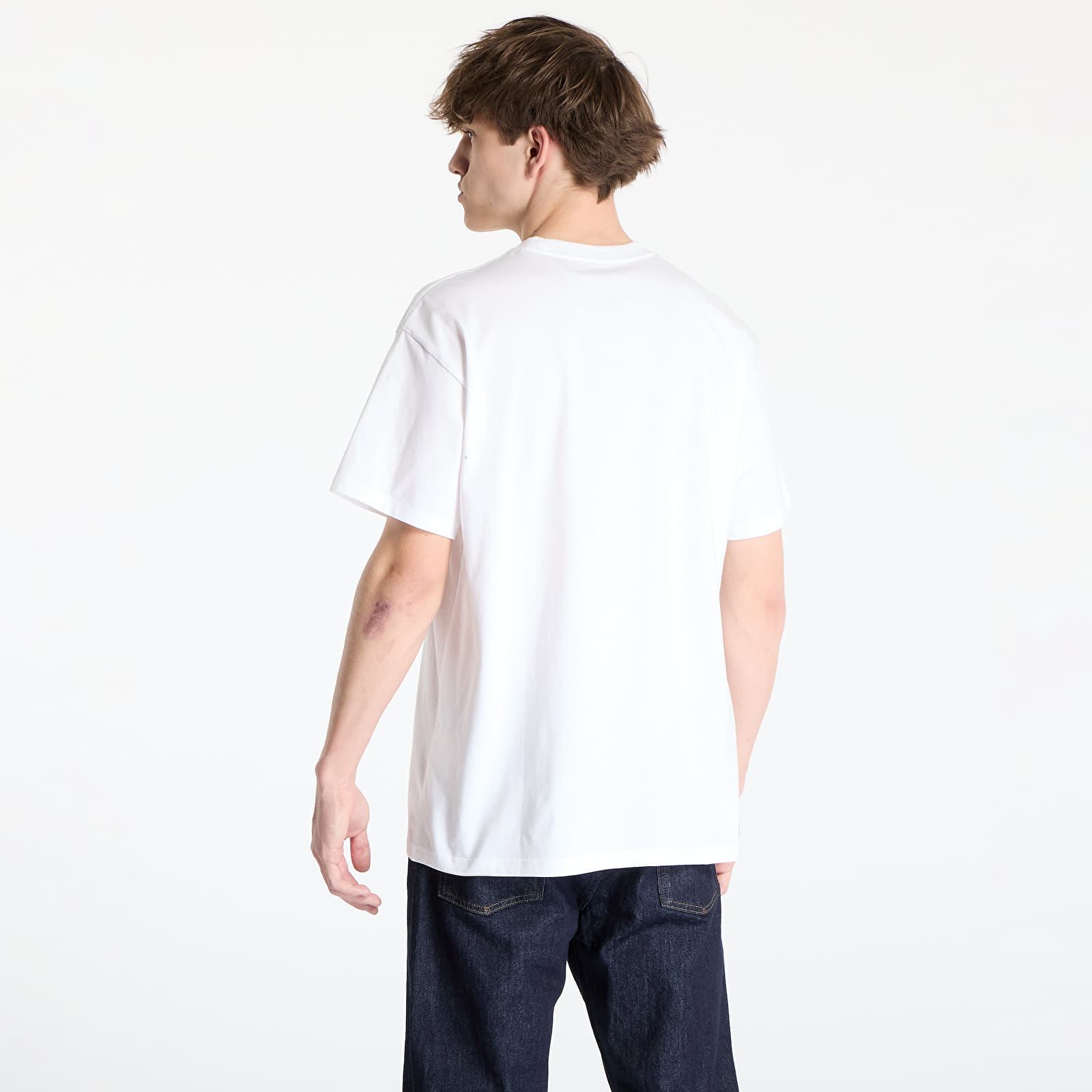 Férfi pólok Carhartt WIP S/S Pocket Heart T-Shirt White/ Black