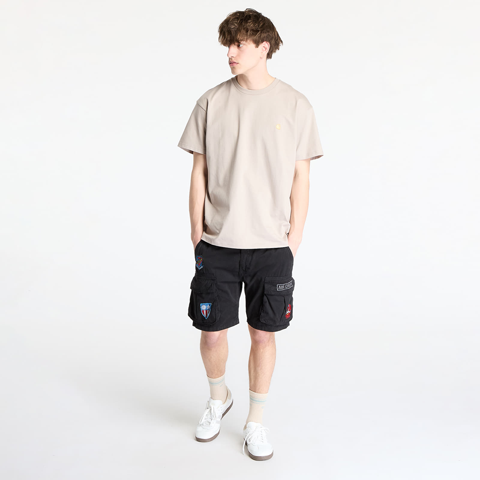 Shorts för män Alpha Industries Flying Tigers Shorts Black
