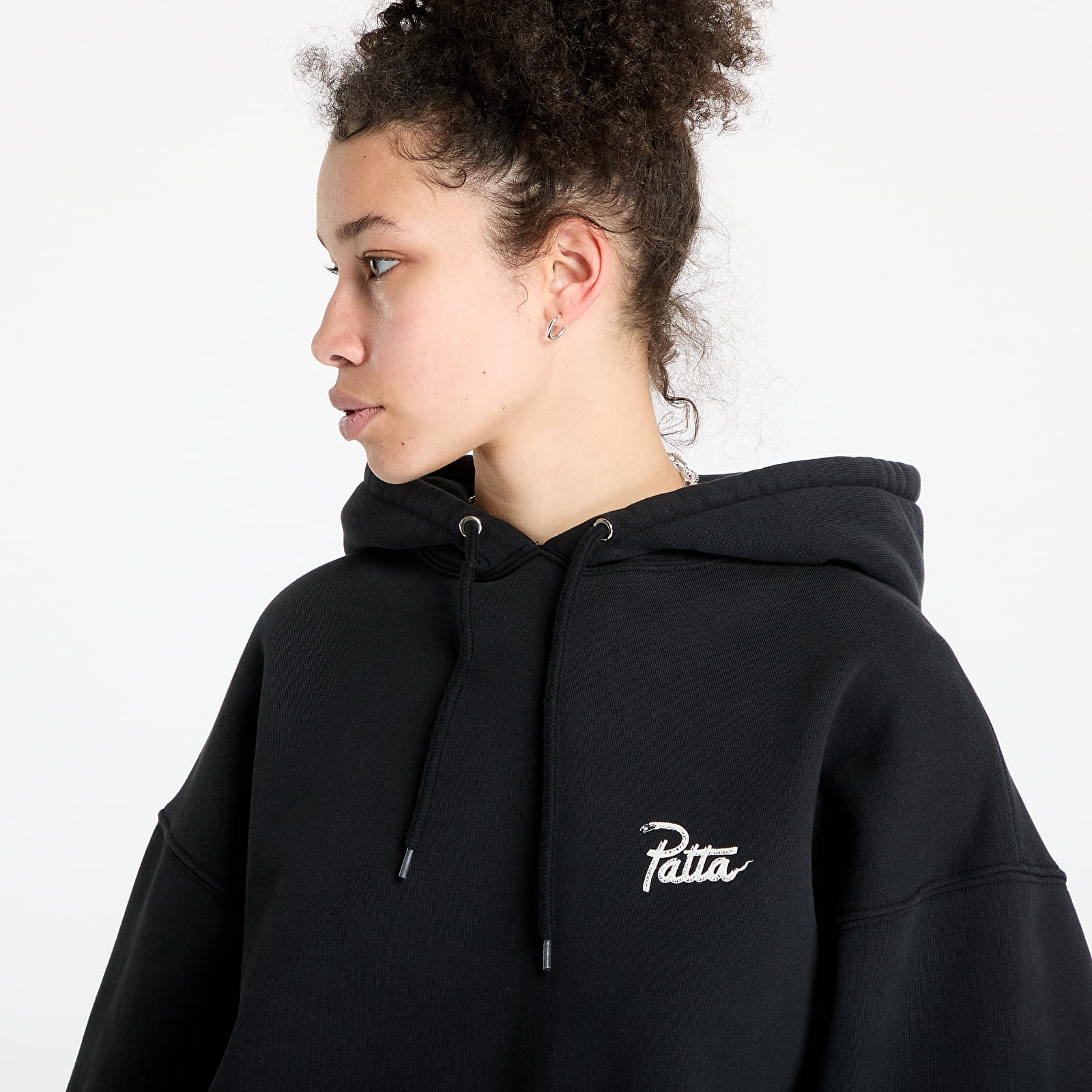 Sweatjacken und Sweatshirts Patta Snake Heart Boxy Hooded Sweater UNISEX Black