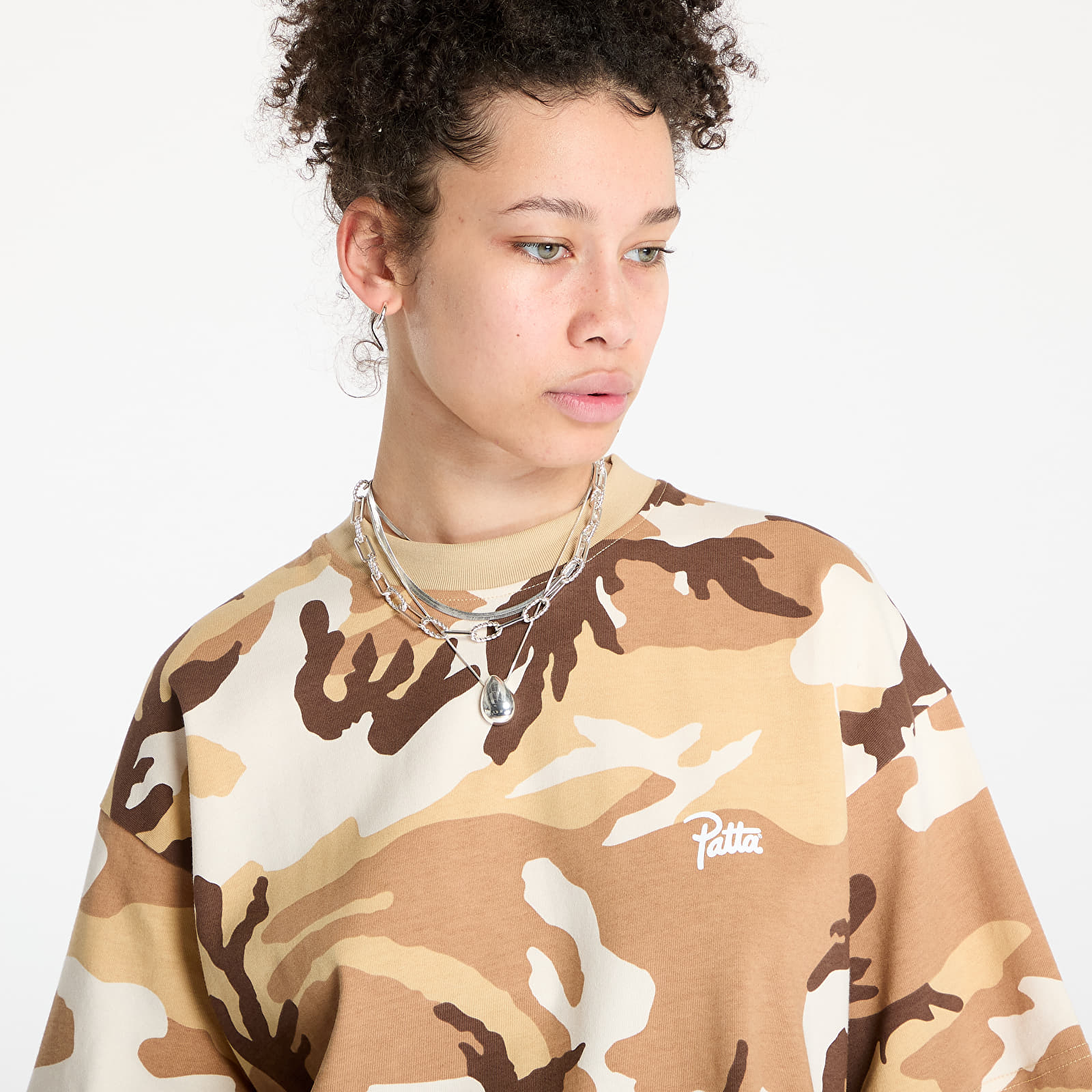 T-shirts Patta Bark Woodland Camo T-Shirt UNISEX Sand Dollar