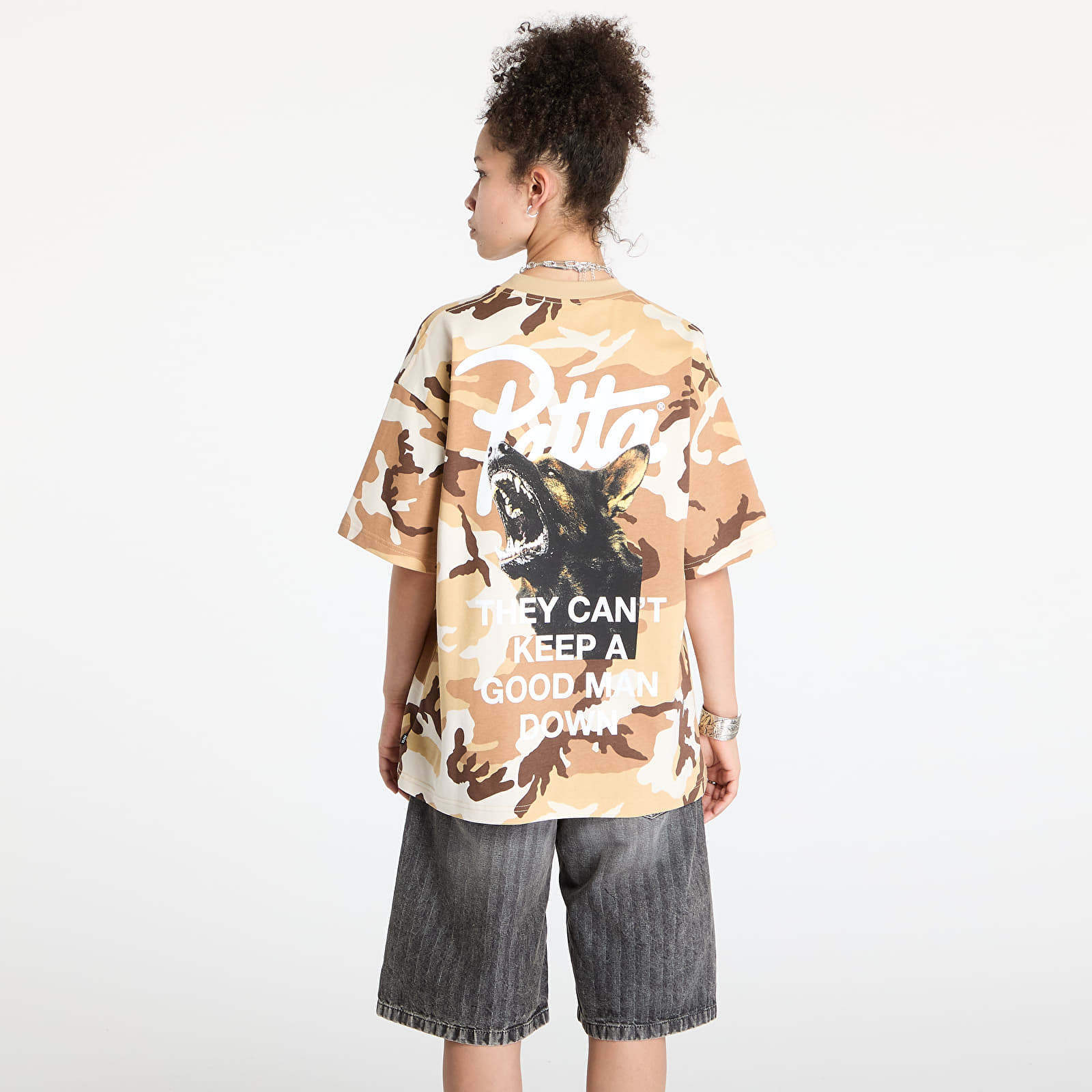 T-shirts Patta Bark Woodland Camo T-Shirt UNISEX Sand Dollar